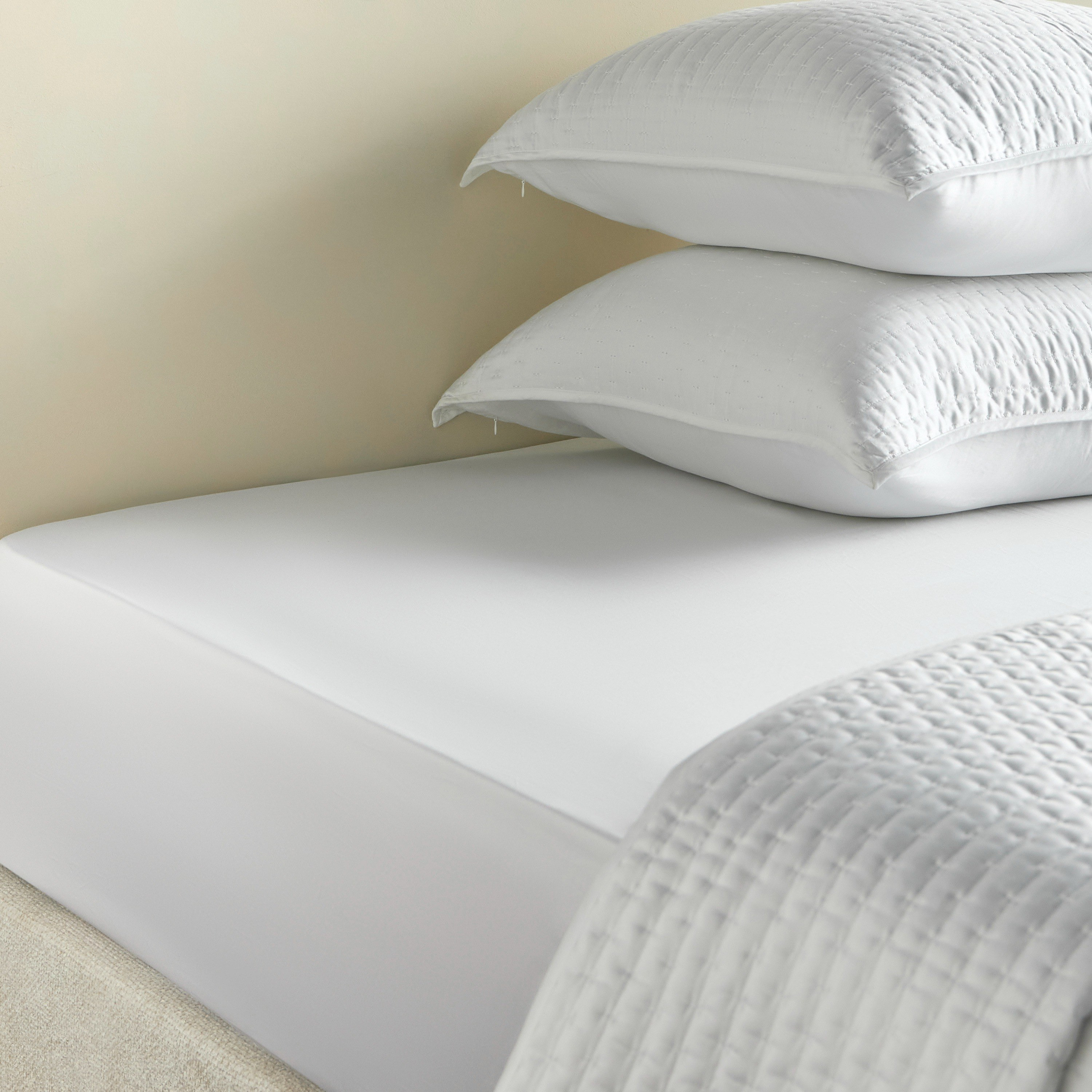 شرشف مطاطي من قطن الجيزة المصري مقاس كينج بعدد 720 خيط - إمبريال - 180×205 سم-household-bedding-sheetsandpillowcases-fittedsheets-image-3