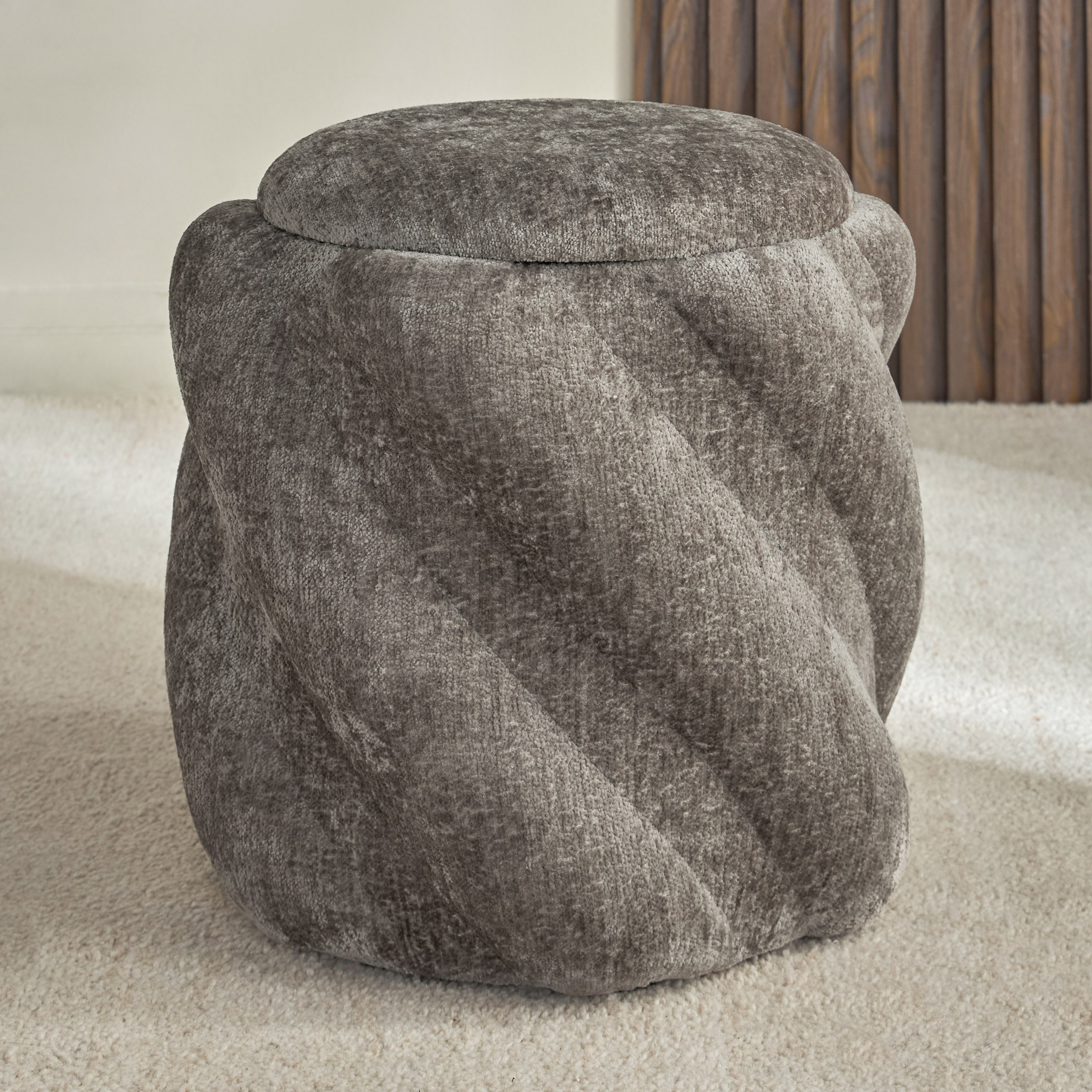 Farah Fabric Ottoman with Storage