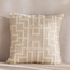 Sandstone Whisper Cord Embroidered Cushion Cover - 50x50 cm-household-cushionsandthrows-cushioncovers-image-1