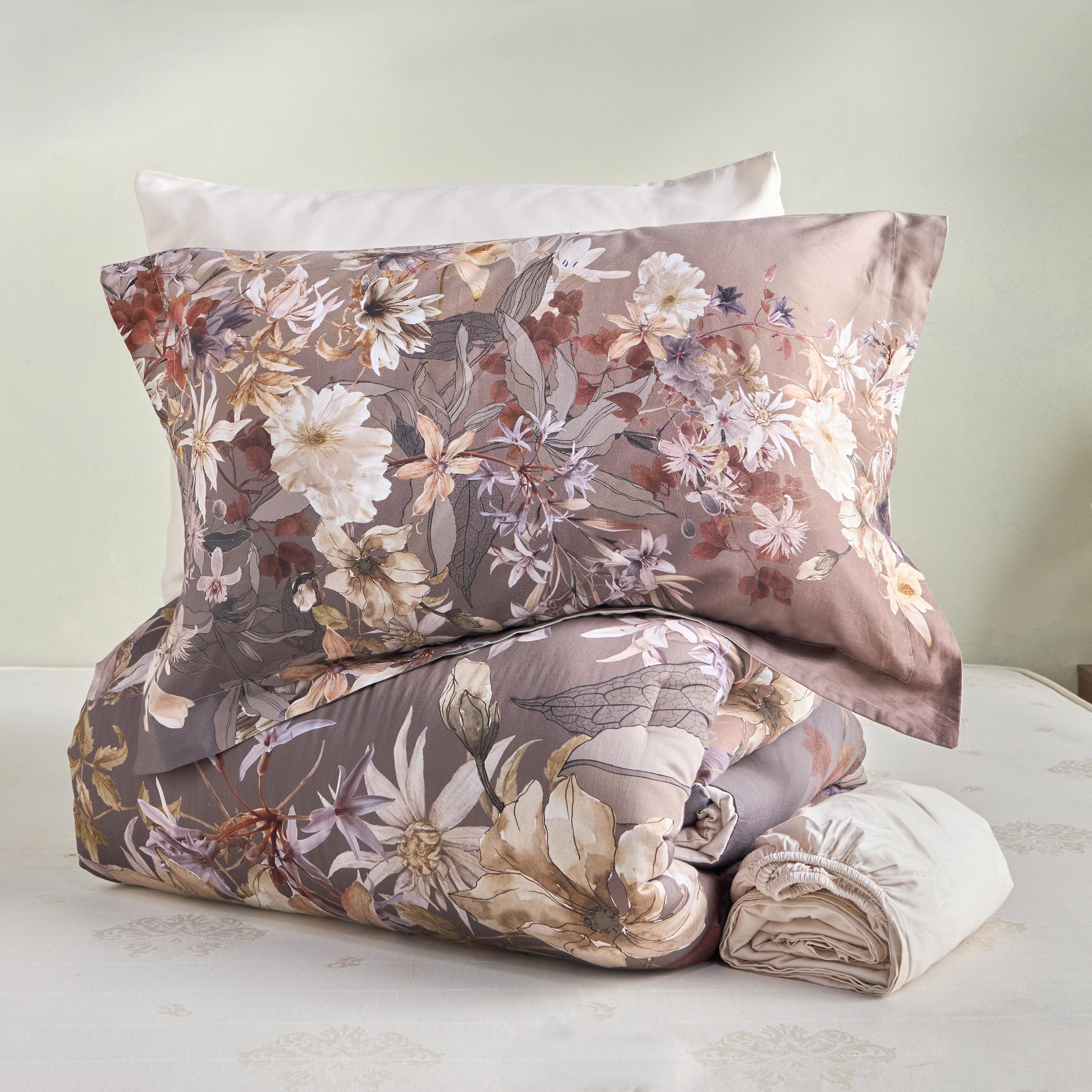 Ophelia Cotton Sateen Printed 220 Thread Count 6-Piece Super King Comforter Set - 240x260 cm-household-bedding-comfortersandbedspreads-bedinabag-image-8