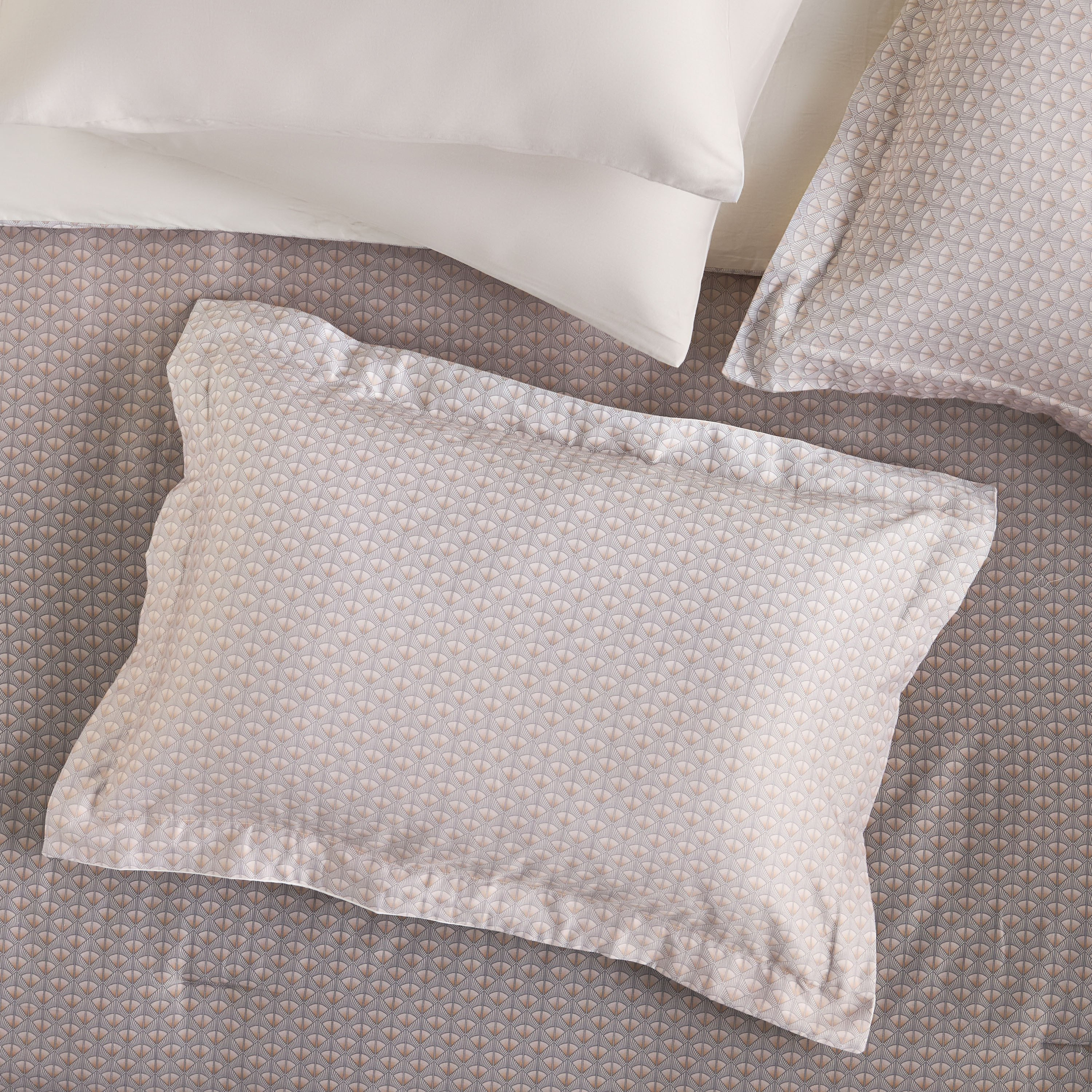 Ophelia Cotton Sateen Abstract Print 6-Piece Super King Comforter and Sheet Set - 240x260 cm-household-bedding-comfortersandbedspreads-bedinabag-image-3