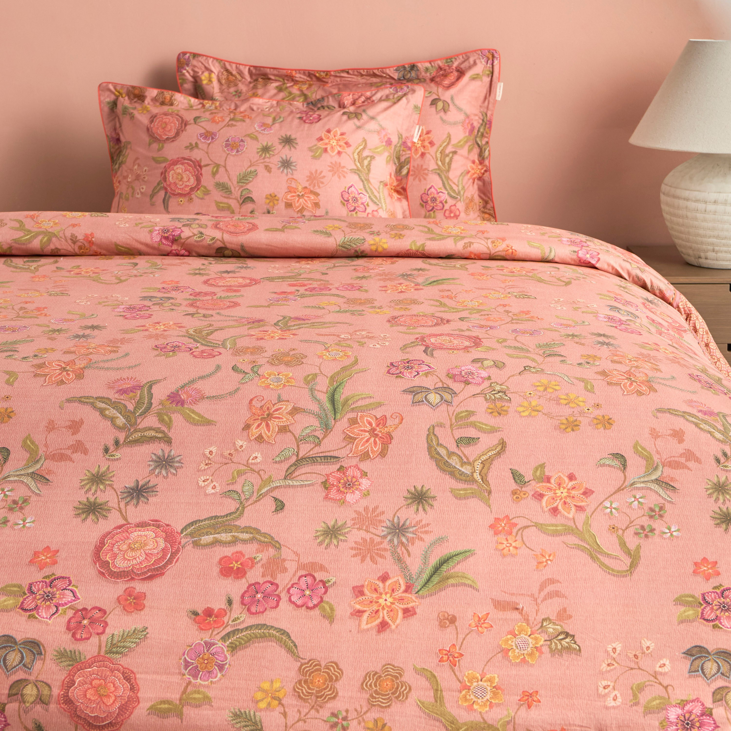طقم غطاء لحاف قطن كينج 3 قطع بعدد 220 خيط - كوكو - 220x230 سم-household-bedding-duvetandcovers-duvetcovers-image-2