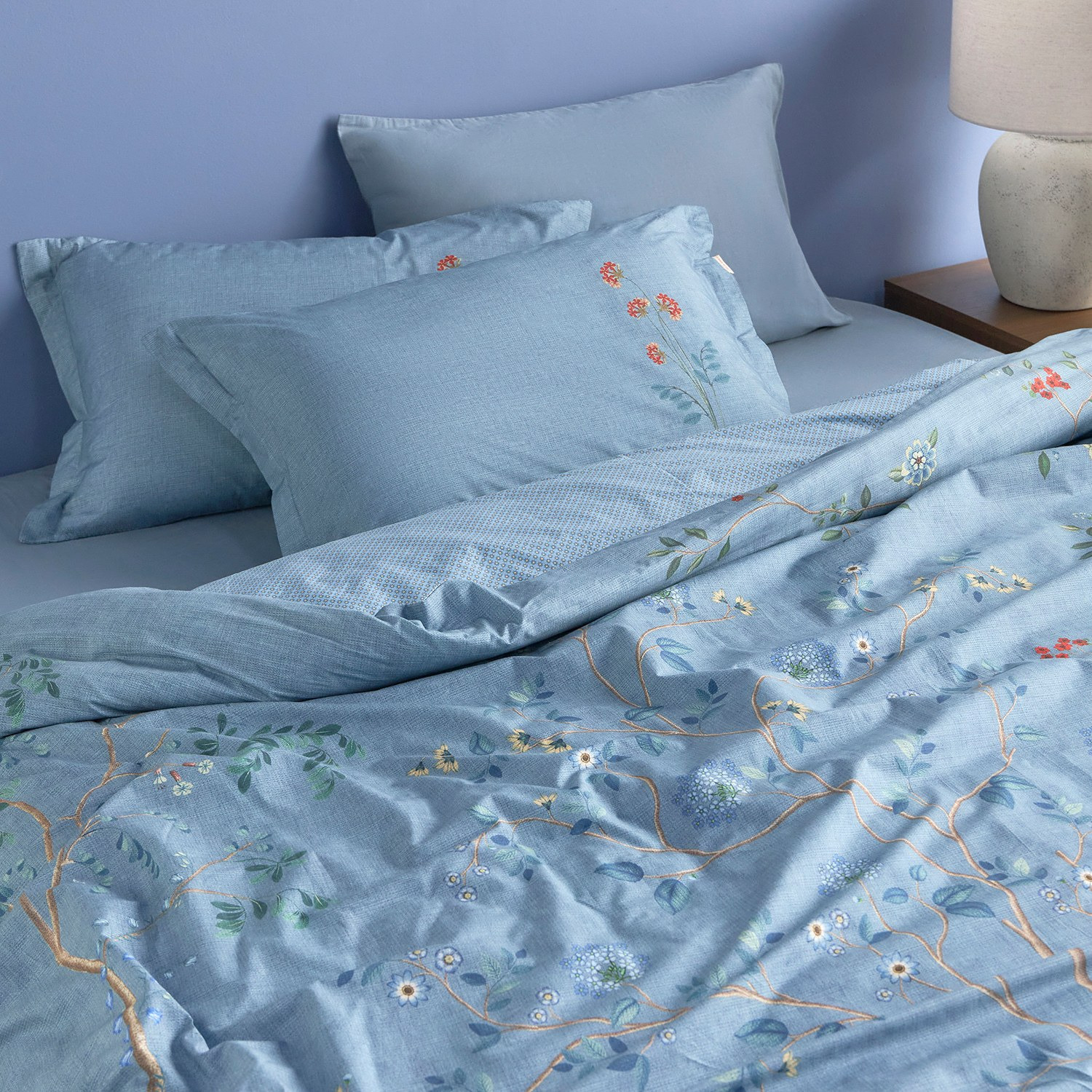 Desi Garden Cotton 220 Thread Count 3-Piece King Duvet Cover Set - 220x230 cm-household-bedding-duvetandcovers-duvetcovers-image-7
