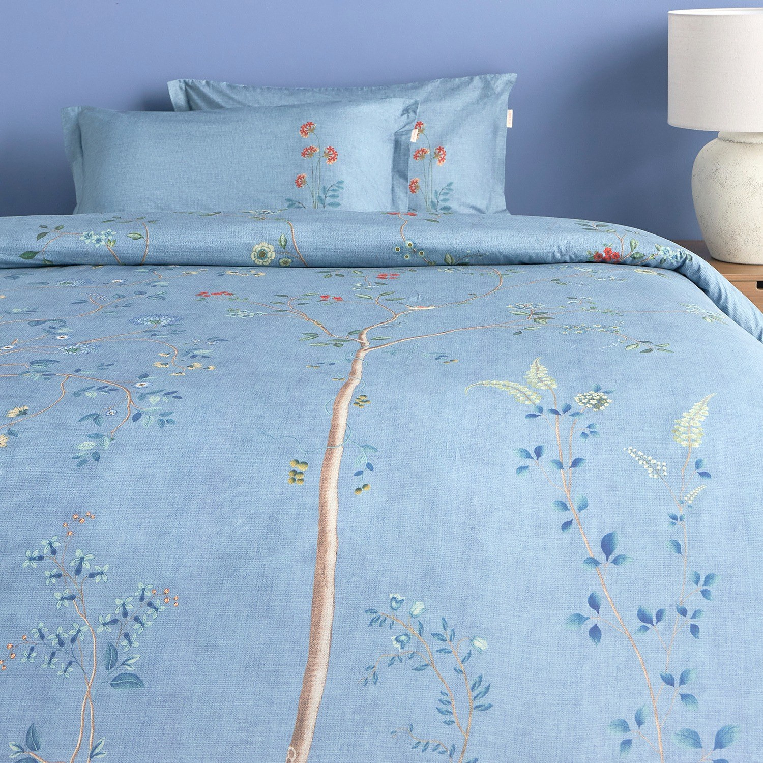 Desi Garden Cotton 220 Thread Count 3-Piece Super King Duvet Cover Set - 220x260 cm-household-bedding-duvetandcovers-duvetcovers-image-2