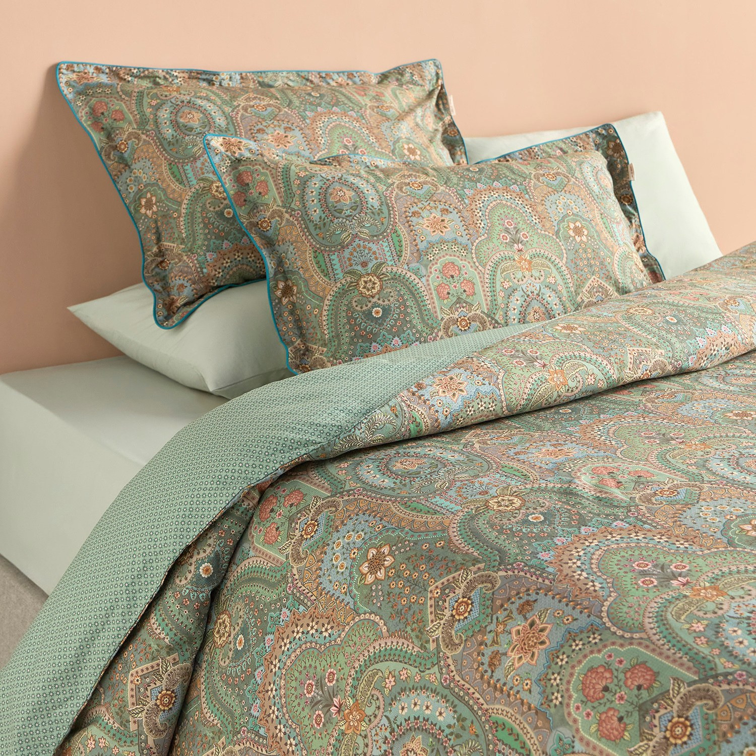 Little Jabali Cotton 220-Thread Count 3-Piece King Duvet Cover Set - 220x230 cm-household-bedding-duvetandcovers-duvetcovers-image-1