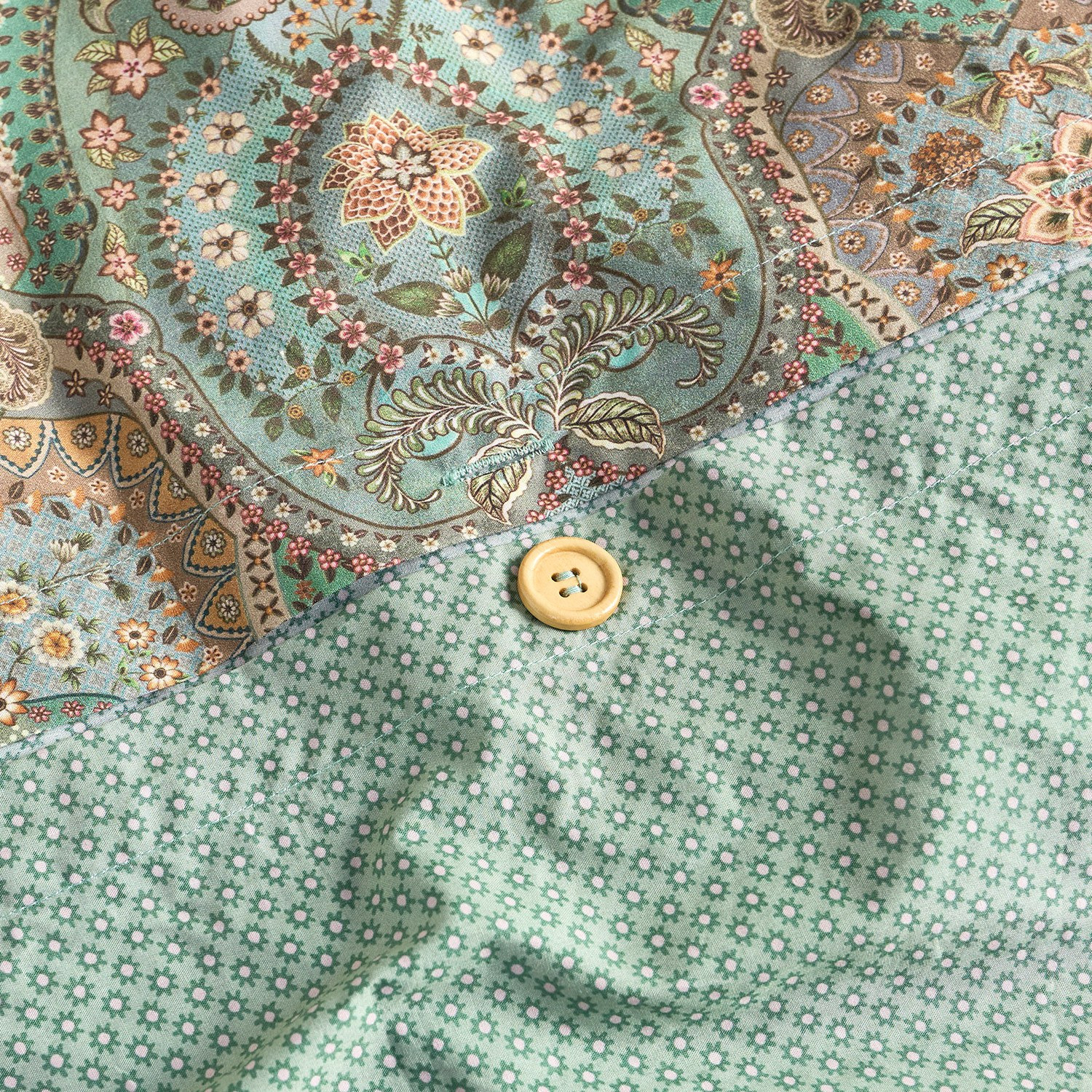 Little Jabali Cotton 220-Thread Count 3-Piece King Duvet Cover Set - 220x230 cm-household-bedding-duvetandcovers-duvetcovers-image-5