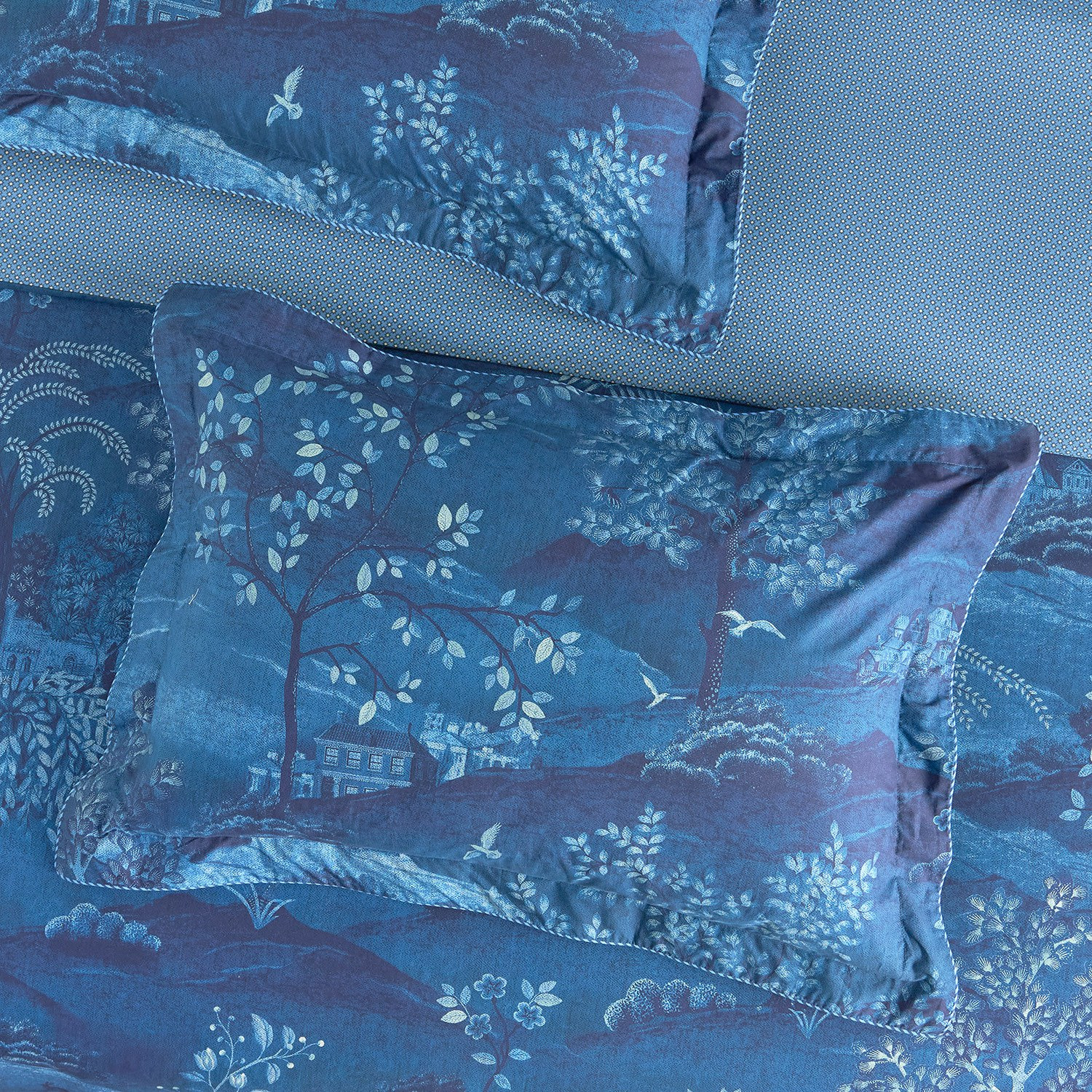 طقم غطاء لحاف قطن كينج 3 قطع بعدد 220 خيط - سوندارا وودز - 220x230 سم-household-bedding-duvetandcovers-duvetcovers-image-3