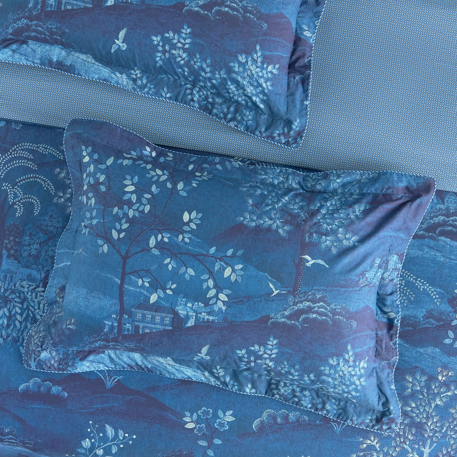 طقم غطاء لحاف قطن سوبر كينج 3 قطع بعدد 220 خيط - سوندارا وودز - 220x260 سم-household-bedding-duvetandcovers-duvetcovers-image-3