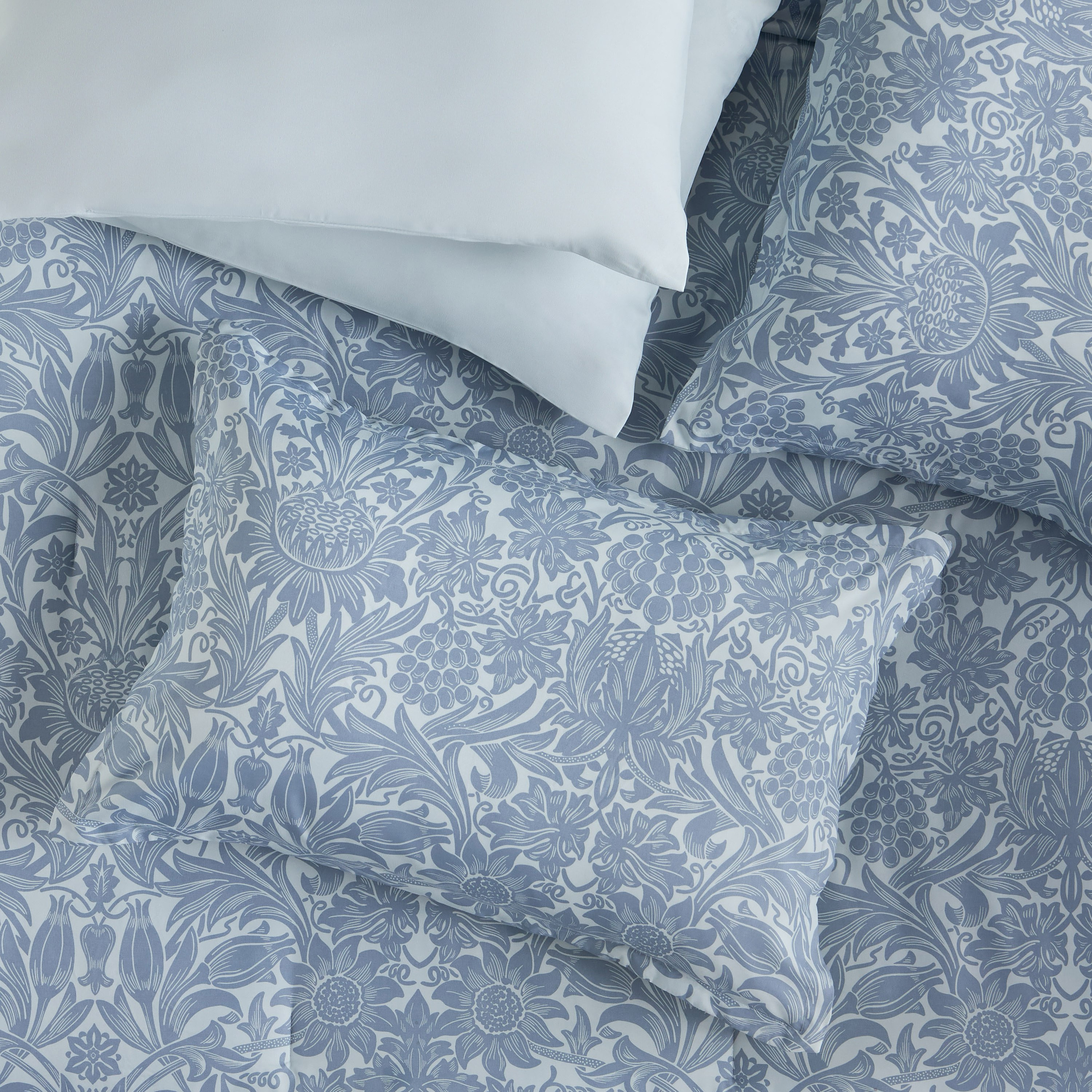 طقم لحاف كامل وشرشف 4 قطع بطبعات زهور - أوريليا سارا - 160x240 سم-household-bedding-comfortersandbedspreads-bedinabag-image-3