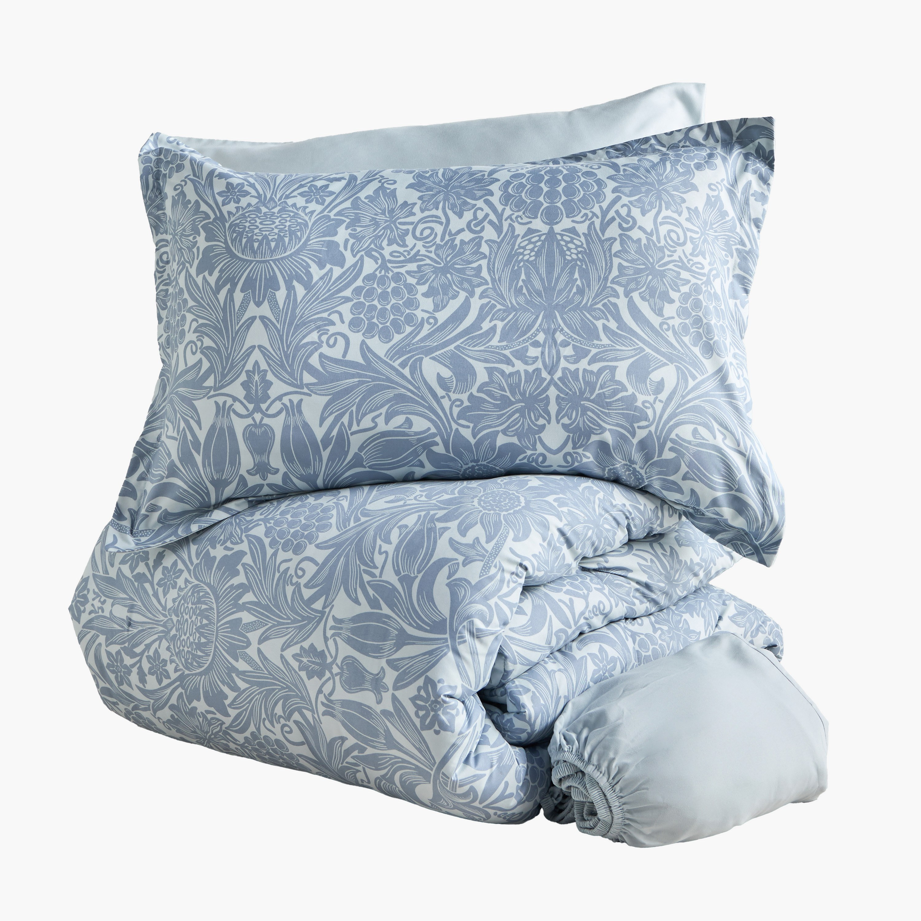 طقم لحاف كامل وشرشف 4 قطع بطبعات زهور - أوريليا سارا - 160x240 سم-household-bedding-comfortersandbedspreads-bedinabag-image-8