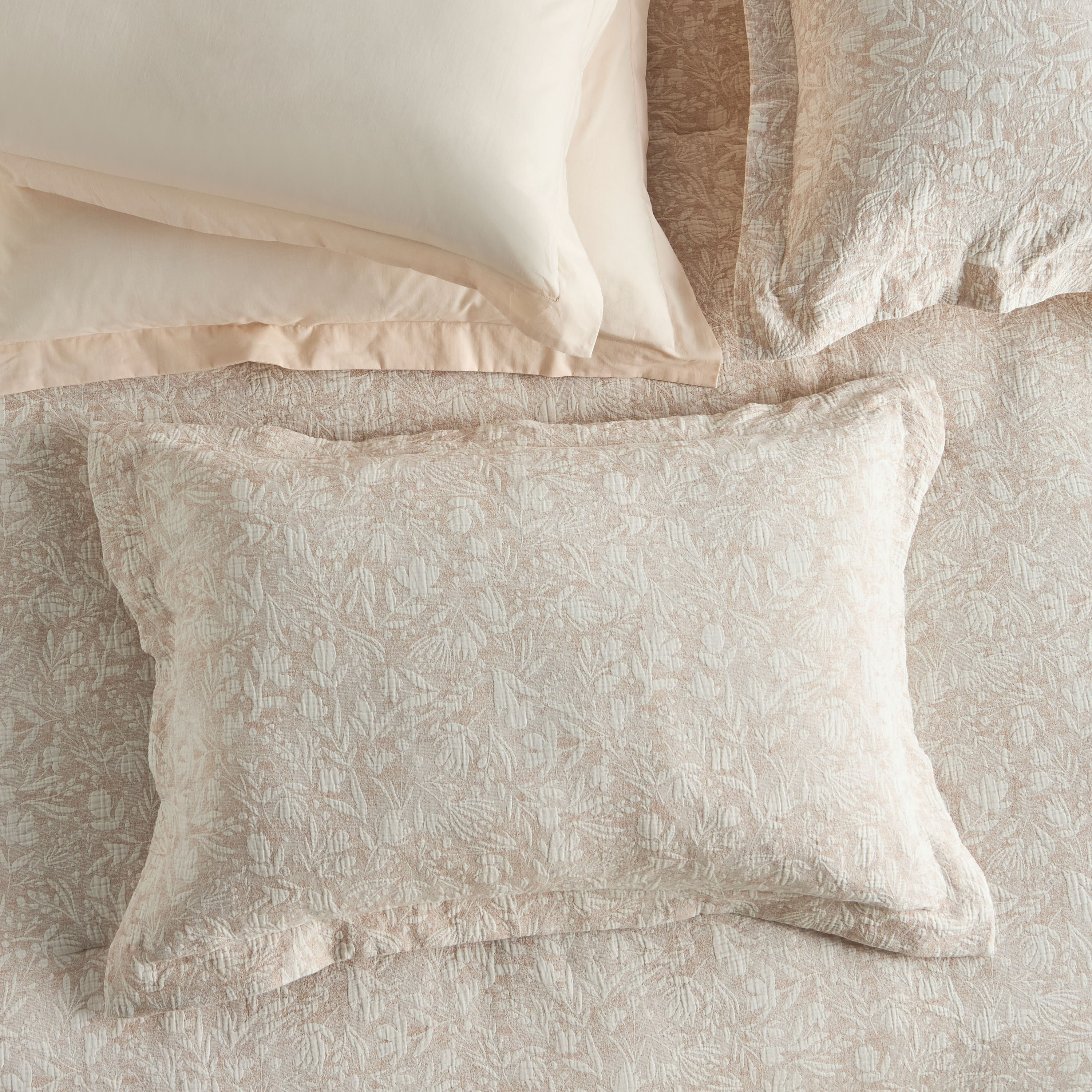 Poetry Flora Jacquard 6-Piece Super King Comforter and Sheet Set - 240x260 cm-household-bedding-comfortersandbedspreads-bedinabag-image-3