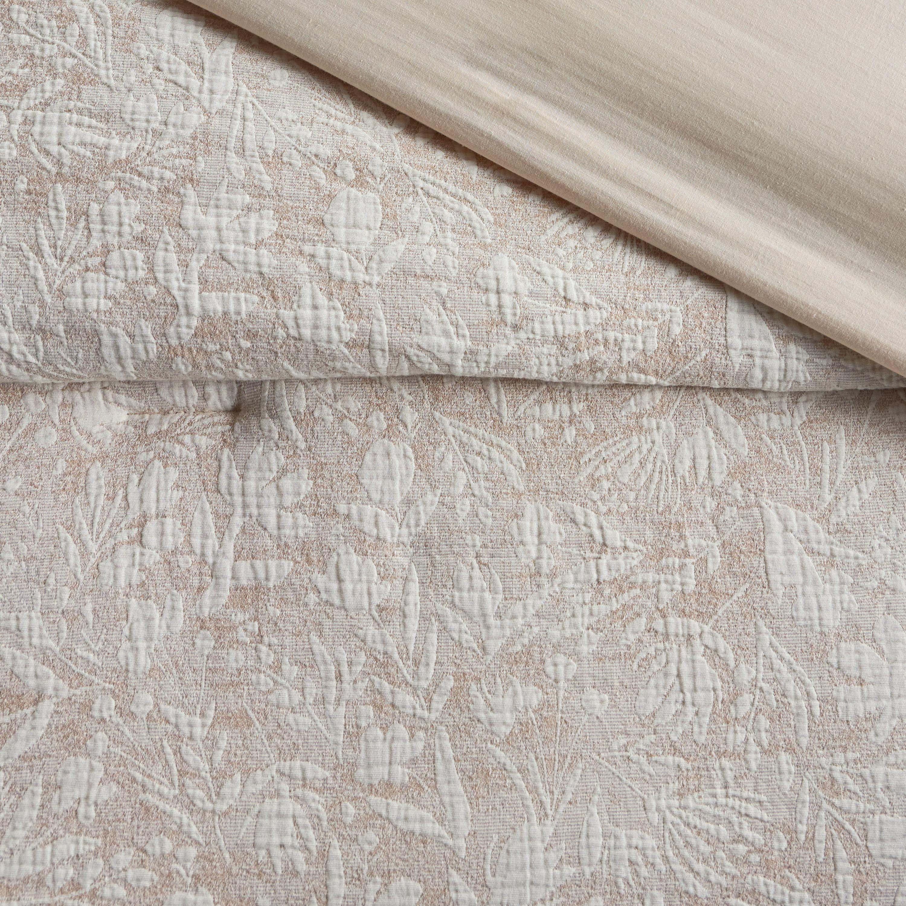 Poetry Flora Jacquard 6-Piece Super King Comforter and Sheet Set - 240x260 cm-household-bedding-comfortersandbedspreads-bedinabag-image-4