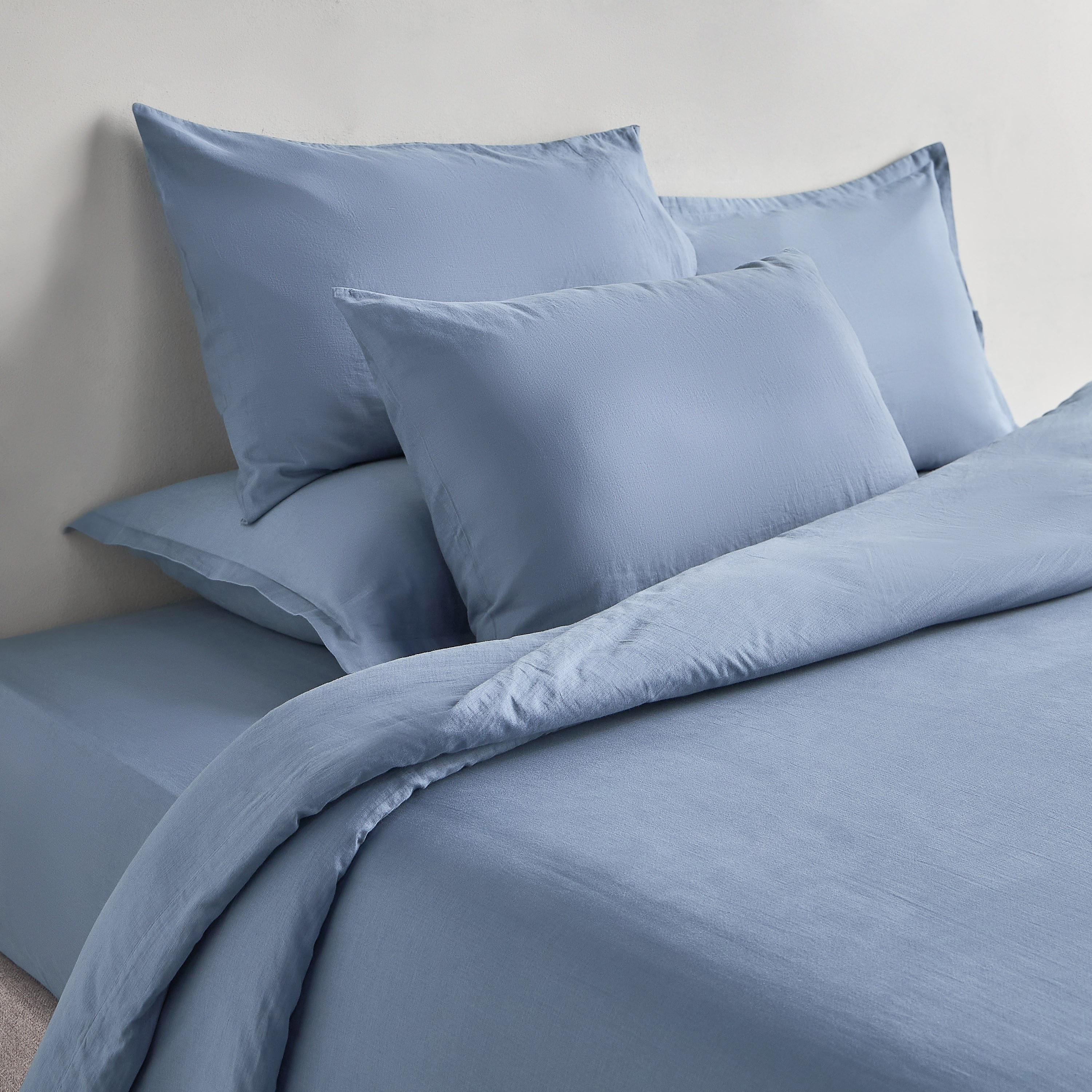 Rivana Cotton 400 Thread Count 3-Piece Super King Duvet Cover Set - 260x220 cm-household-bedding-duvetandcovers-duvetcovers-image-1