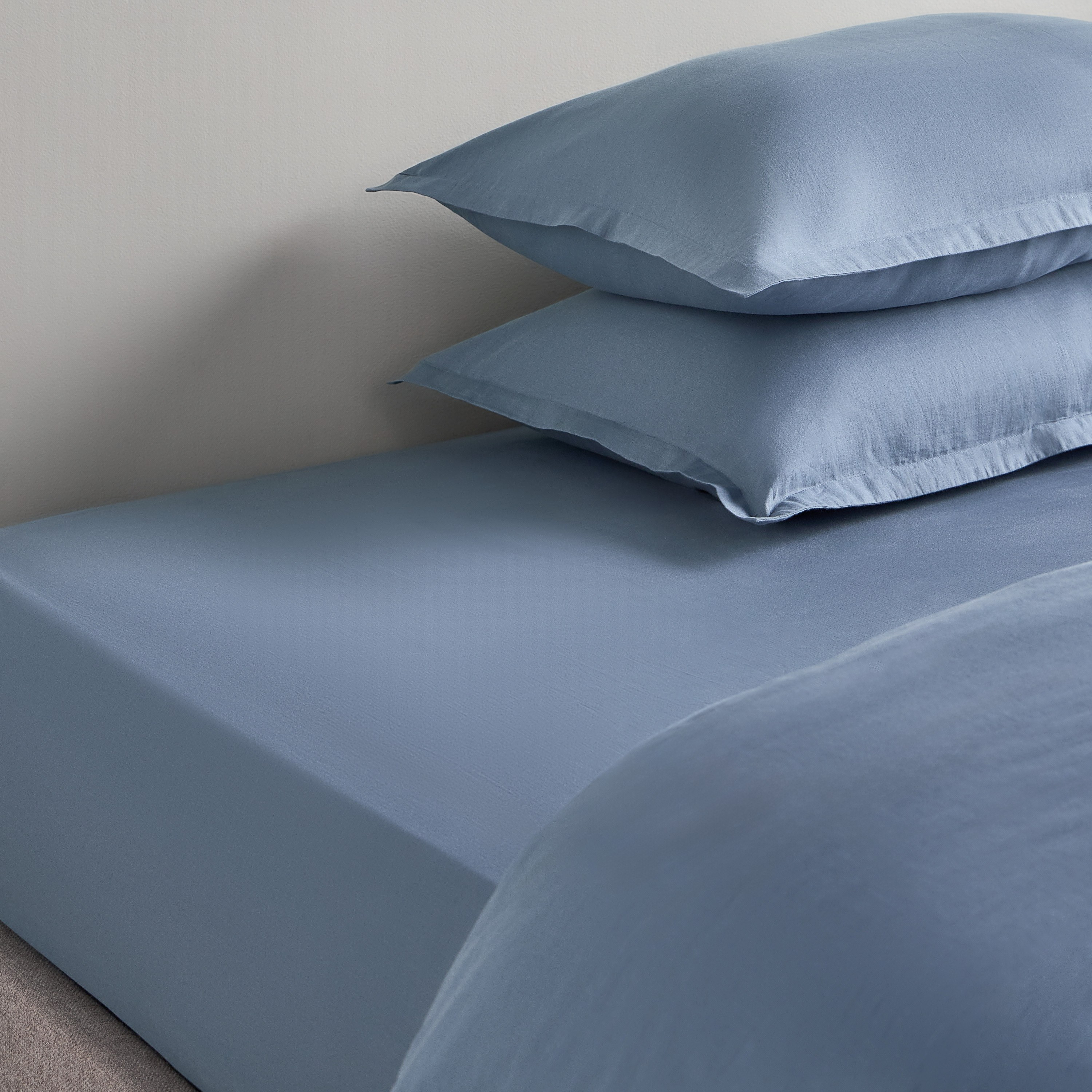 Rivana Cotton 400 Thread Count Super King Flat Sheet - 260x270 cm-household-bedding-sheetsandpillowcases-flatsheets-image-4
