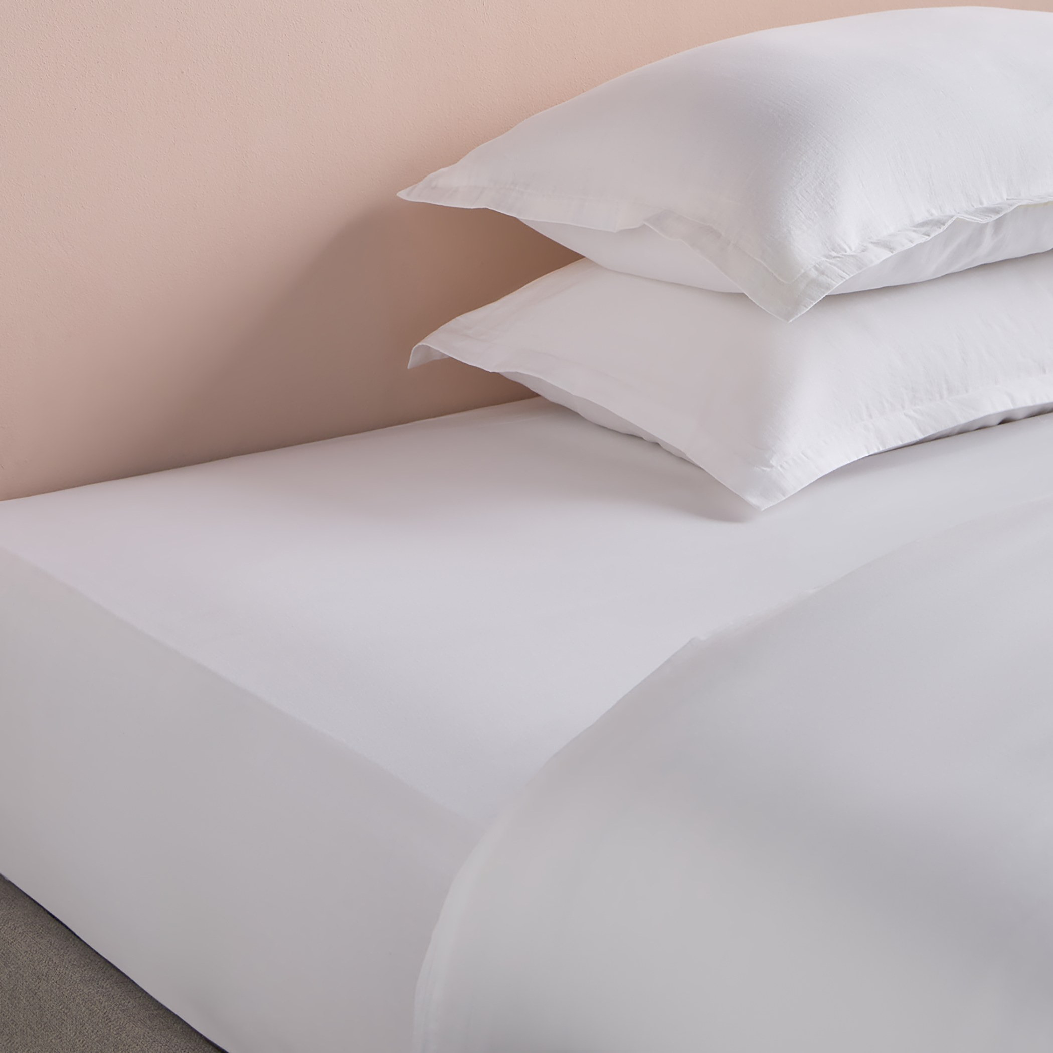 Rivana Cotton 400 Thread Count Super King Flat Sheet - 260x270 cm-household-bedding-sheetsandpillowcases-flatsheets-image-5