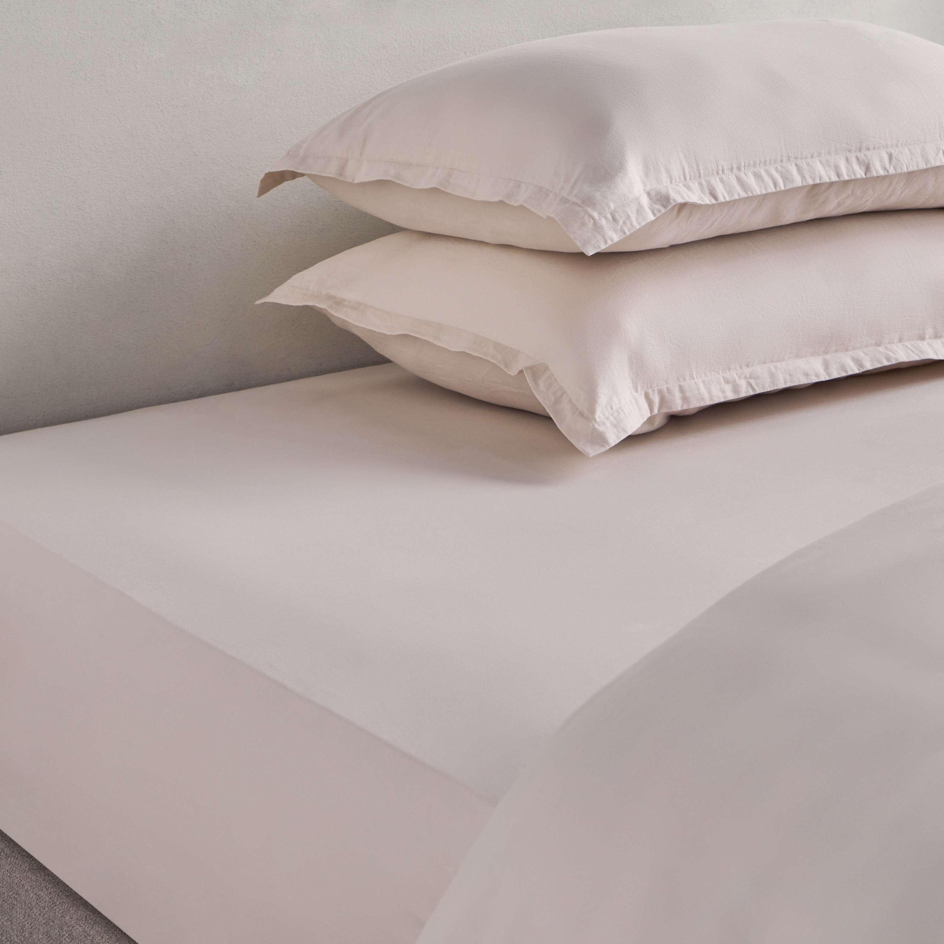 Rivana Cotton 400 Thread Count Full Fitted Sheet - 120x200 cm-household-bedding-sheetsandpillowcases-fittedsheets-image-3