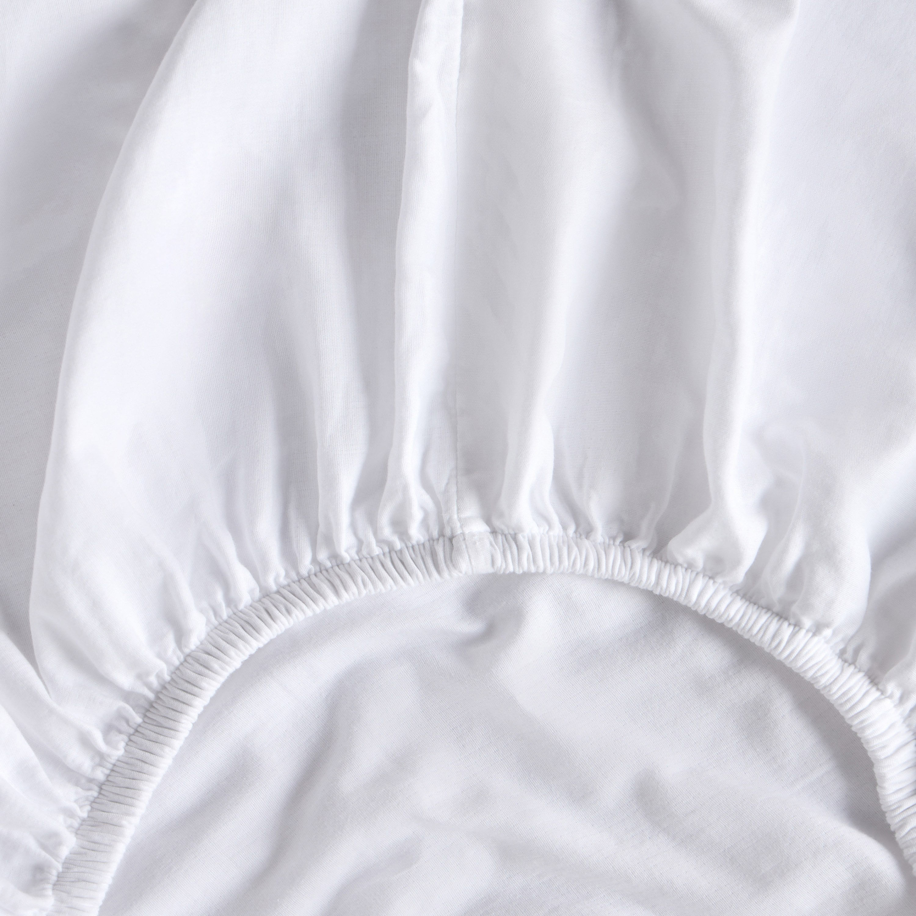 Rivana Cotton 400 Thread Count King Fitted Sheet - 180x205 cm-household-bedding-sheetsandpillowcases-fittedsheets-image-2