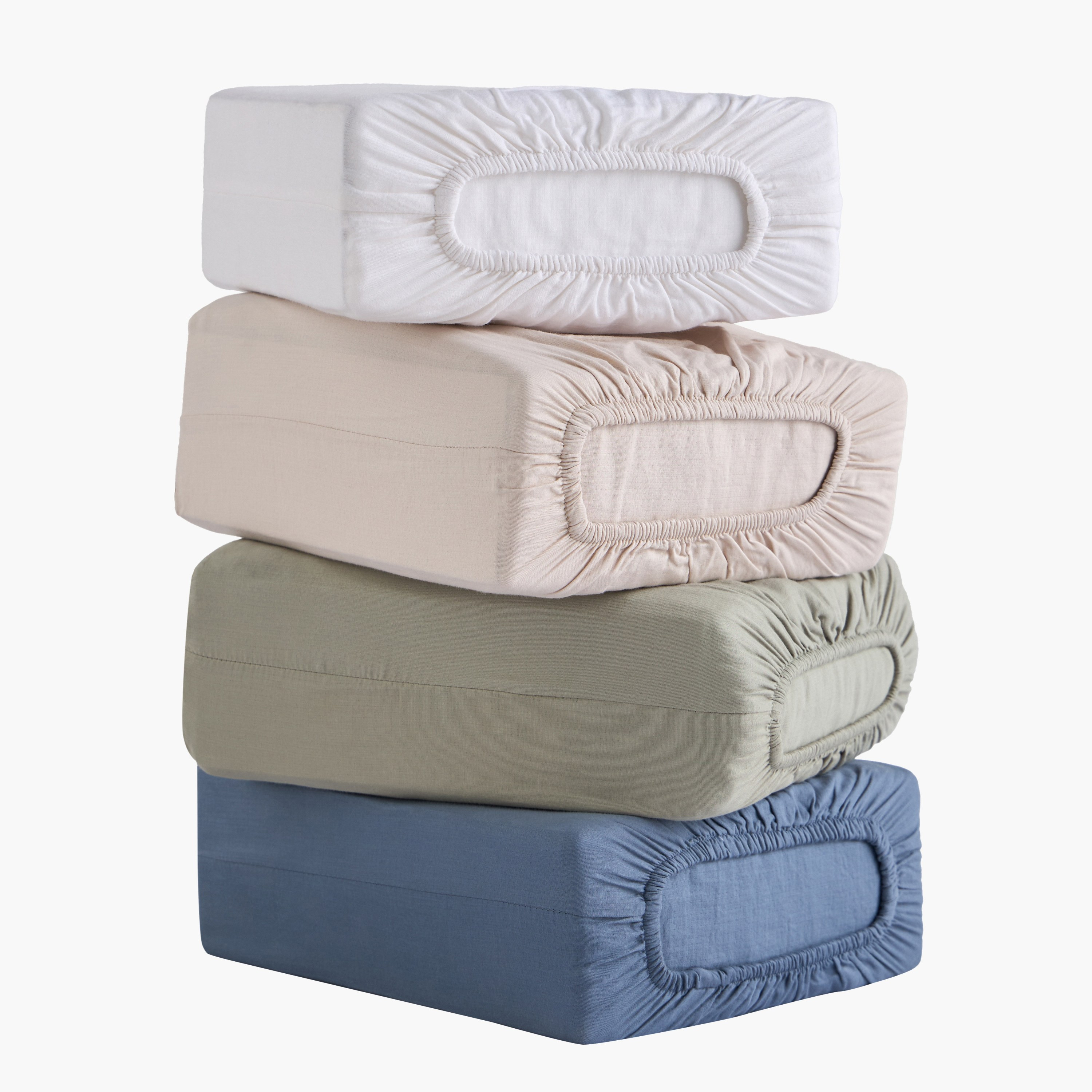 Rivana Cotton 400 Thread Count Queen Fitted Sheet - 160x200 cm-household-bedding-sheetsandpillowcases-fittedsheets-image-6