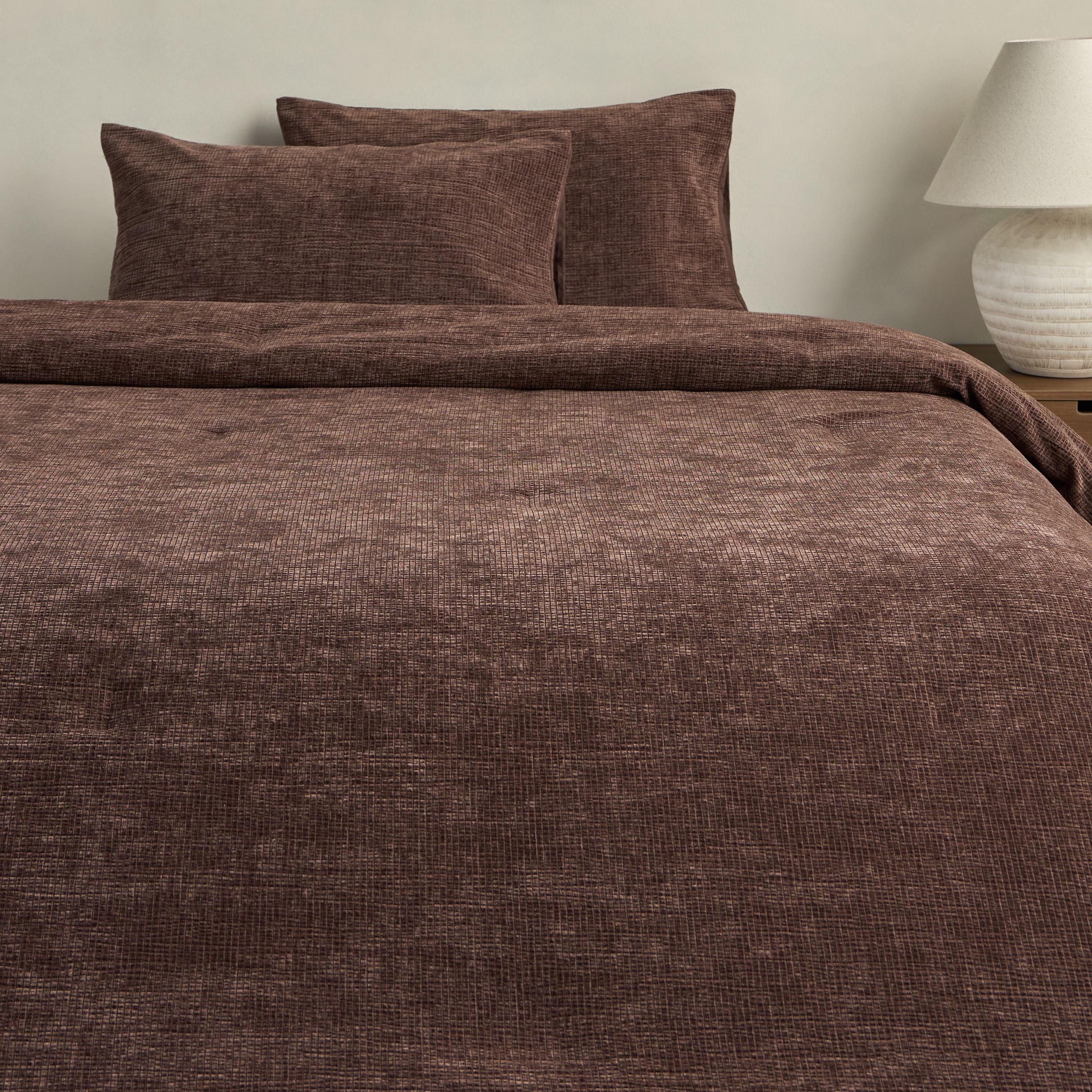 Ophelia Selane Chenille 3-Piece Super King Comforter Set - 240x260 cm-household-bedding-comfortersandbedspreads-comforters-image-2