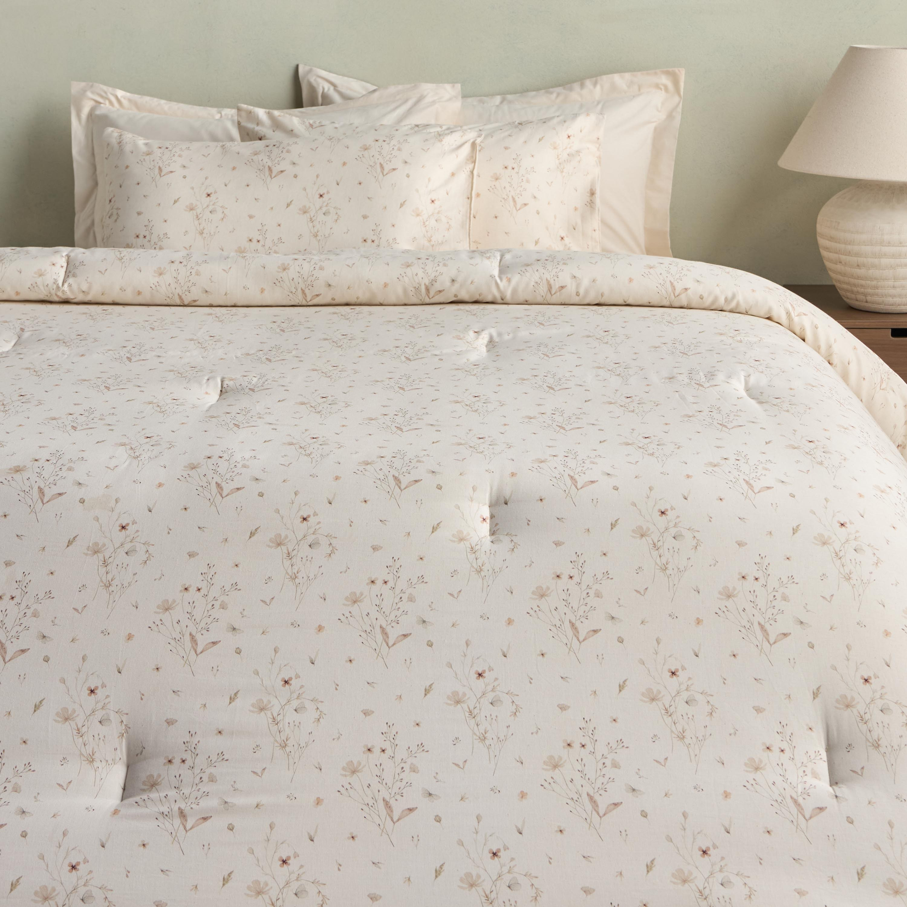 طقم لحاف وشرشف سوبر كينج بطبعات 6 قطع - بويتري باولو - 240 × 260 سم-household-bedding-comfortersandbedspreads-bedinabag-image-2