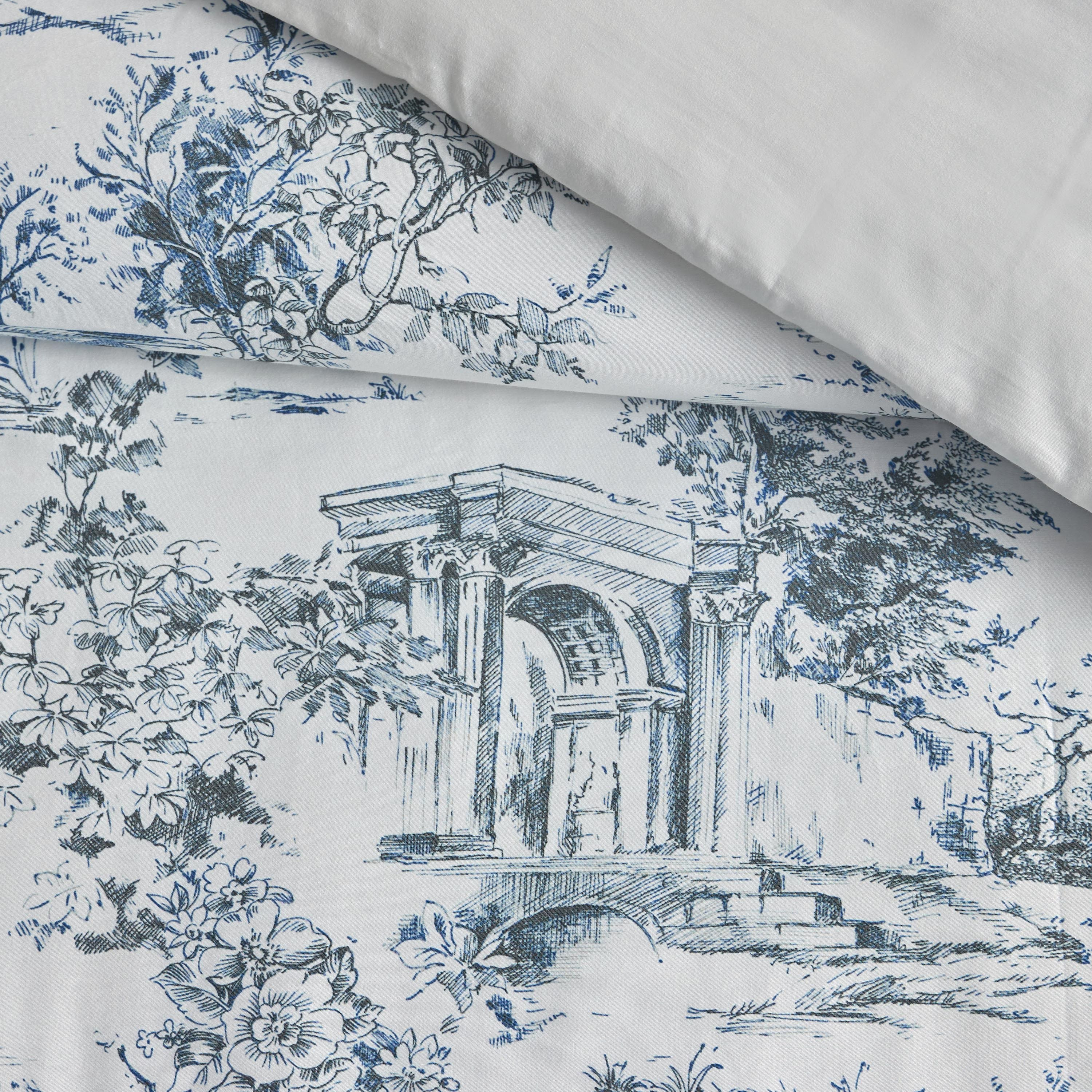 طقم لحاف سوبر كينج قطن بطبعات 3 قطع نيللا - بوتانيك - 240 × 260 سم-household-bedding-comfortersandbedspreads-comforters-image-4