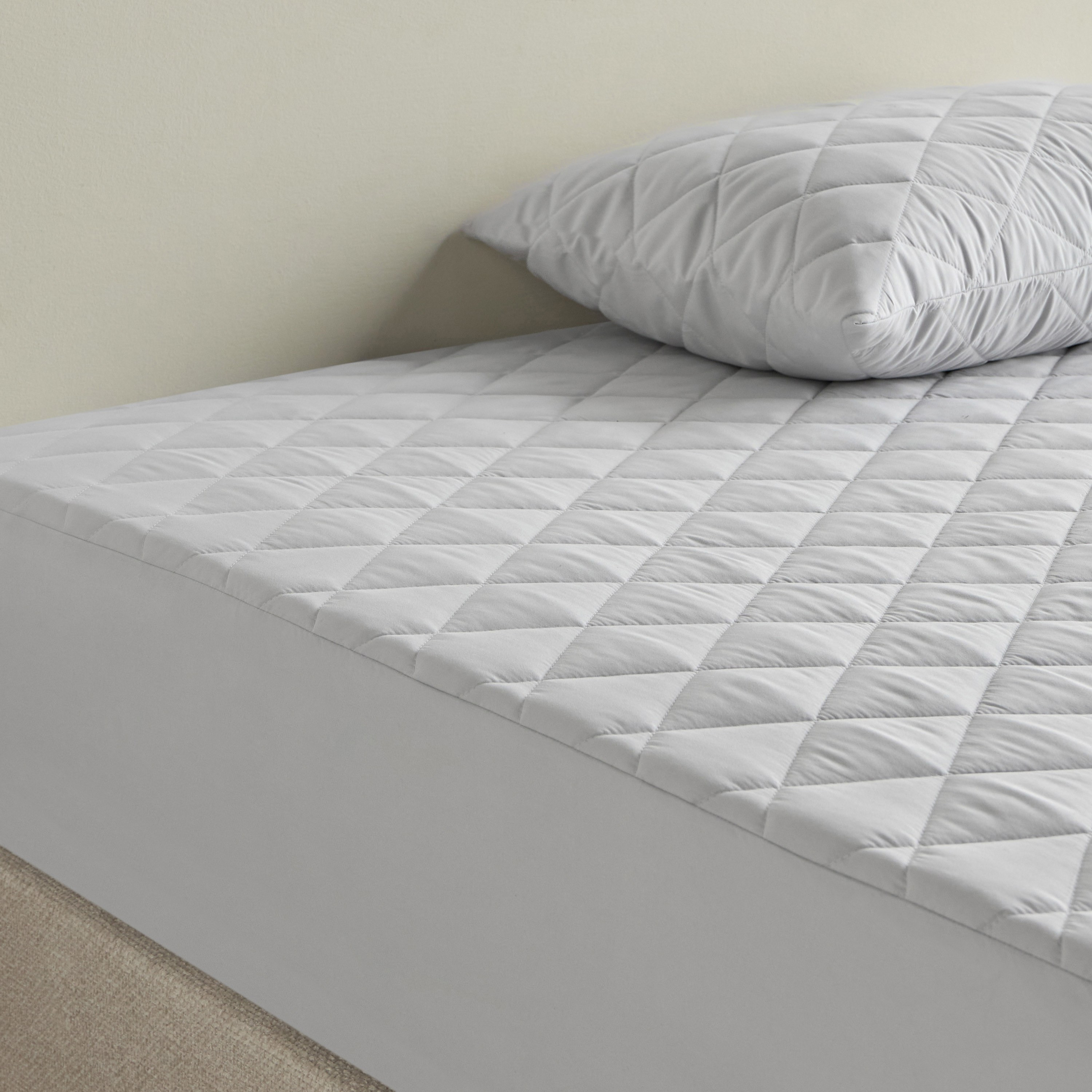 Microfibre Waterproof King Mattress Protector - 180x200 cm-household-bedding-mattresstoppersandprotectors-mattressprotectors-image-3
