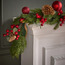 إكليل زينة من إبر الصنوبر مع كرة زينة - 26 سم-household-christmas-wreathsgarlandsandflowers-garlands-image-3