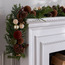 إكليل زينة من إبر الصنوبر مع كرة زينة - 30 سم-household-christmas-wreathsgarlandsandflowers-garlands-image-3