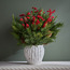 Berry Pine Needle in Pot - 59 cm-household-christmas-wreathsgarlandsandflowers-flowers-image-1