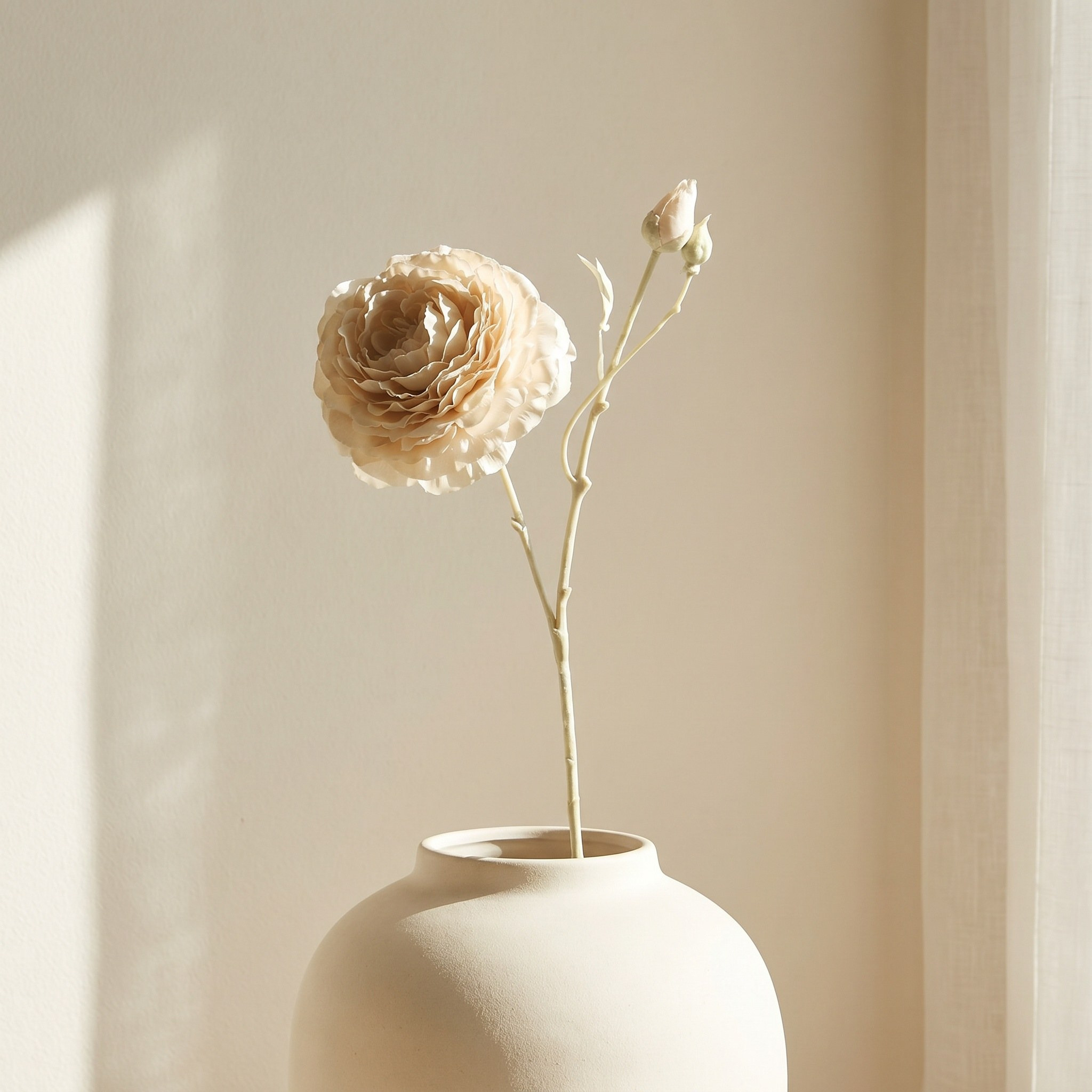 Alissa Ranunculus Stem - 46 cm-household-gardenandoutdoor-artificialflowersandplants-stems-image-1