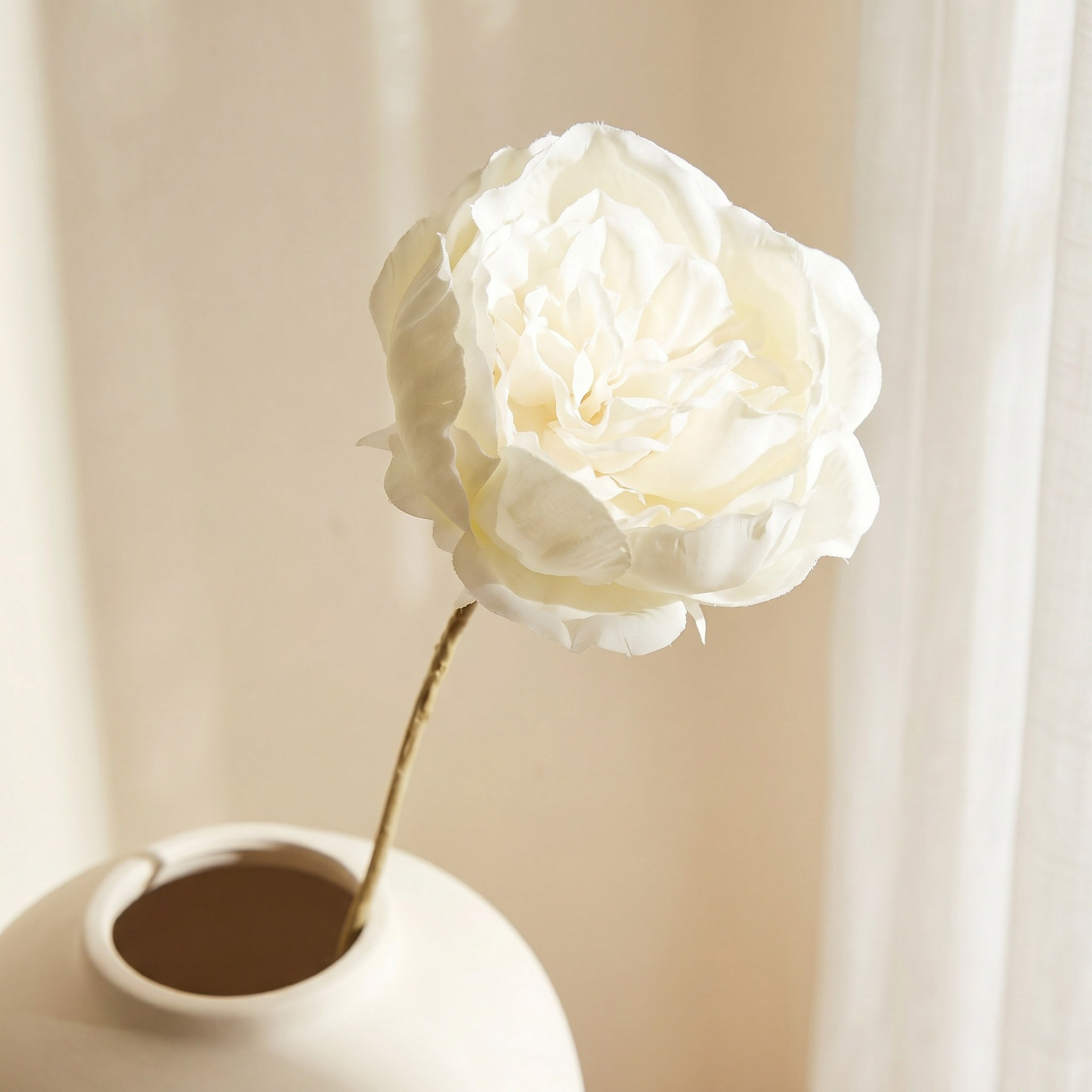 Alissa Cabbage Rose Stem - 65 cm-household-gardenandoutdoor-artificialflowersandplants-stems-image-2