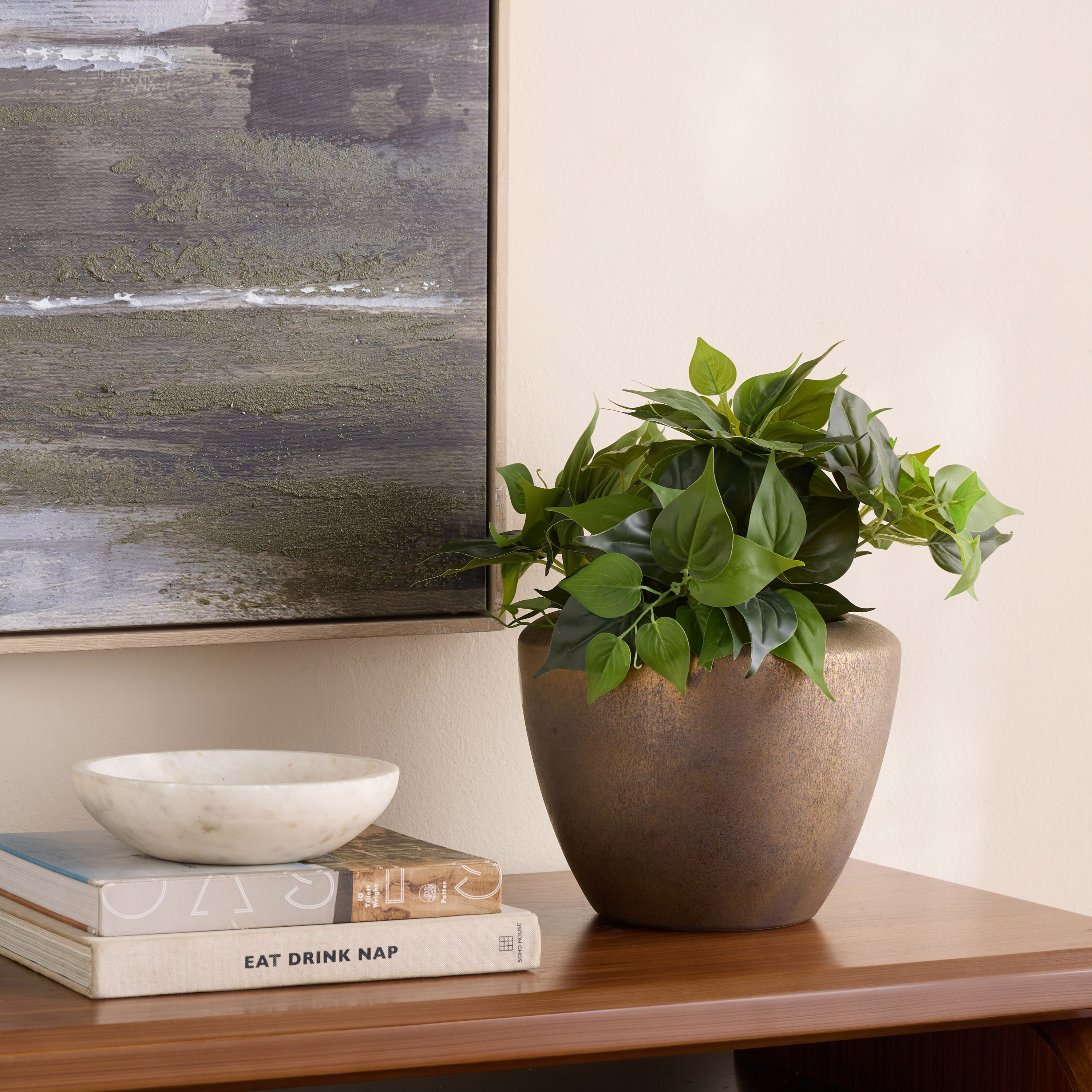 مزهرية سيراميك - داروس روسيت – ١٩ سم-household-gardenandoutdoor-potsandplanters-planters-image-3