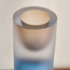 فازة زجاج مغبر - نور - 37 سم-household-decor-vasesandbowls-image-2
