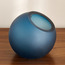 زينة ديكور زجاج معتم بوعاء بفتحة مائلة - نور - 19 سم-household-decor-vasesandbowls-image-3