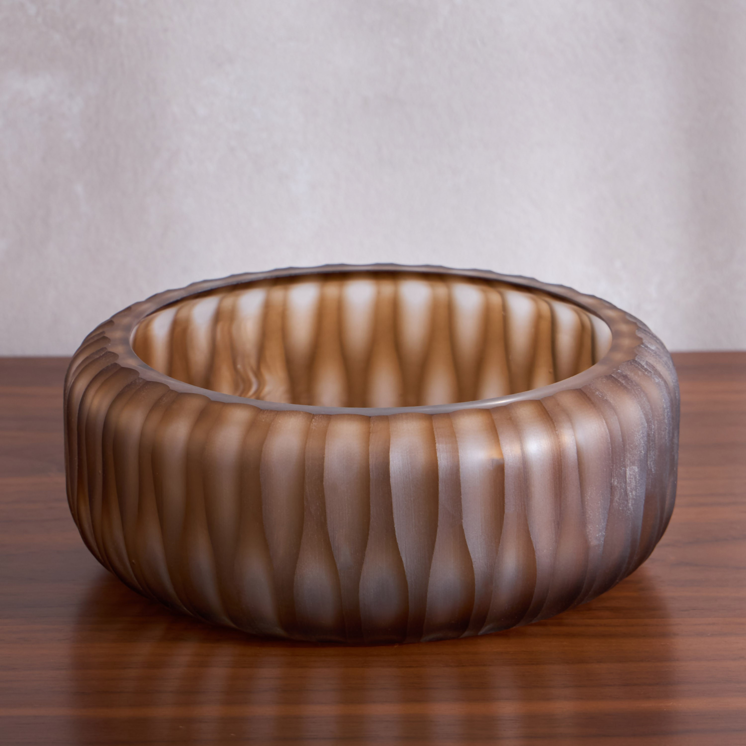 Toile Nomad Glass Decorative Bowl - 20 cm-household-decor-vasesandbowls-image-1