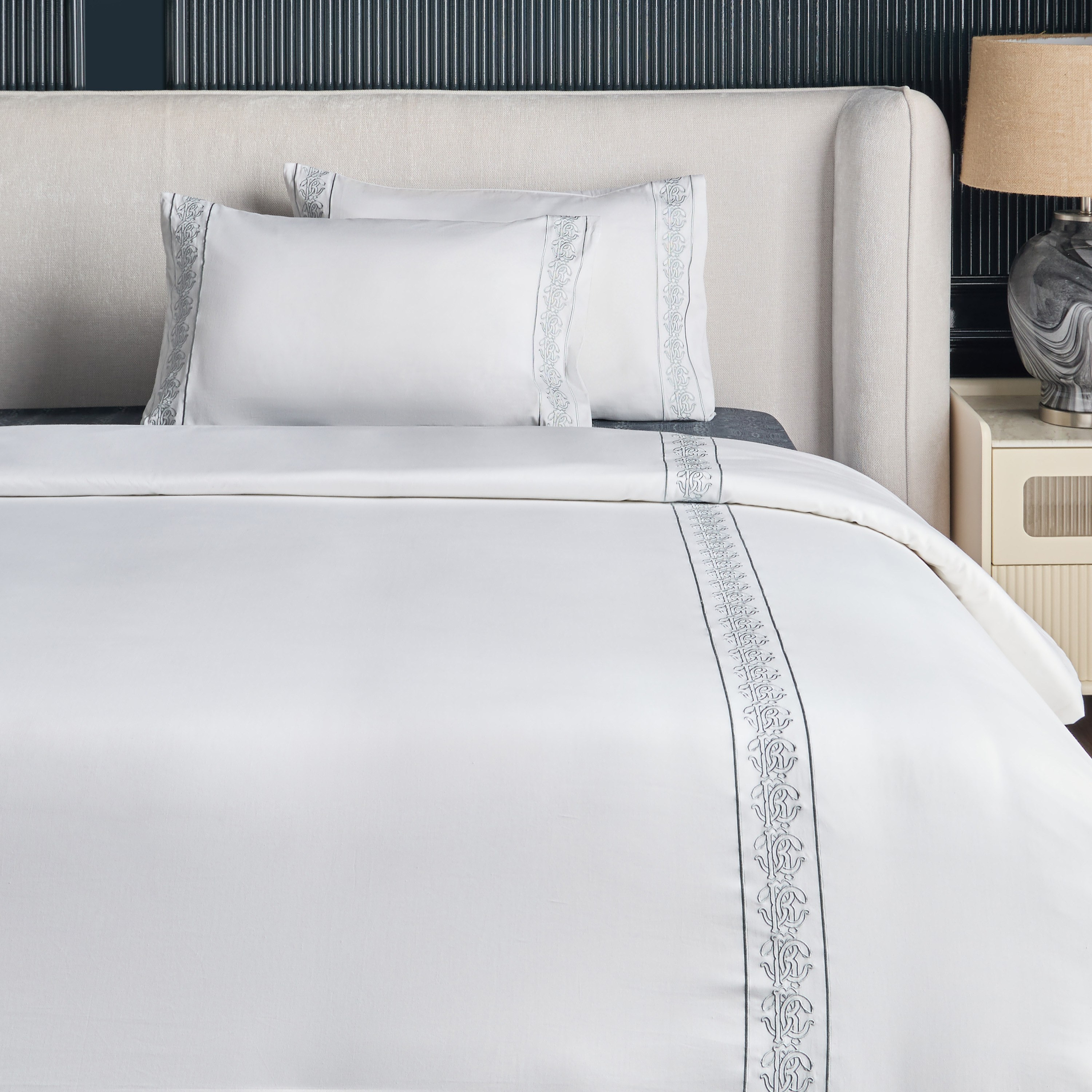 Roberto Cavalli Cotton 3-Piece Super King Duvet Cover Set - 220x260 cm-household-bedding-duvetandcovers-duvetcovers-image-2