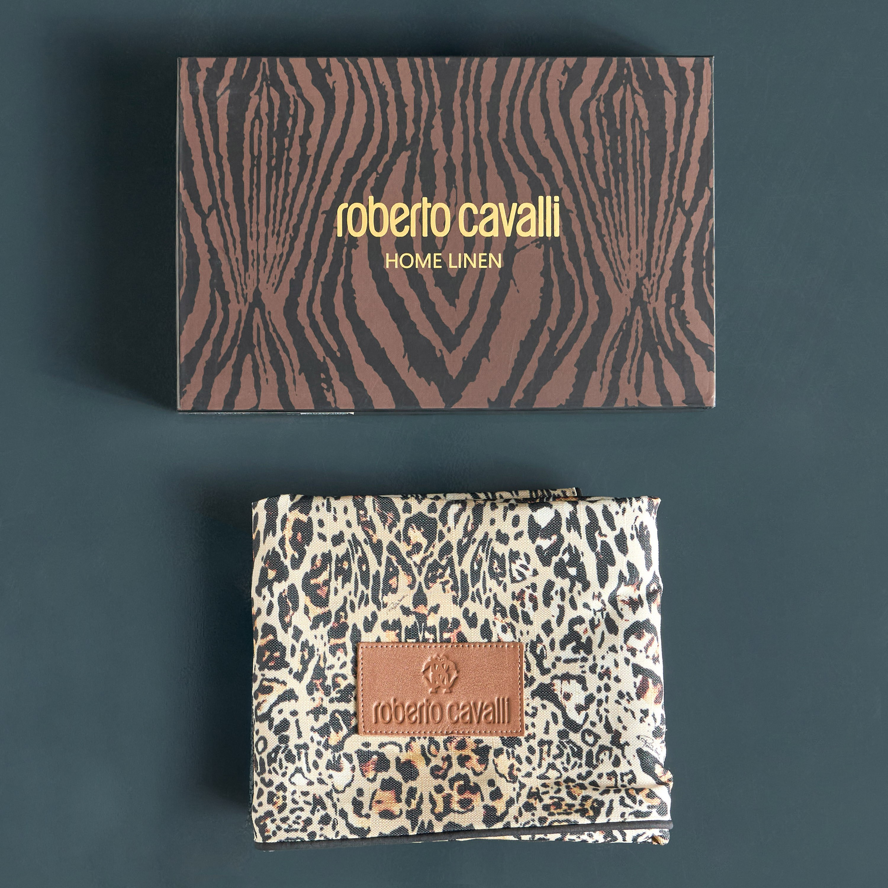 Roberto Cavalli Leopard Print Cushion Cover - 50x50 cm-household-cushionsandthrows-cushioncovers-image-5