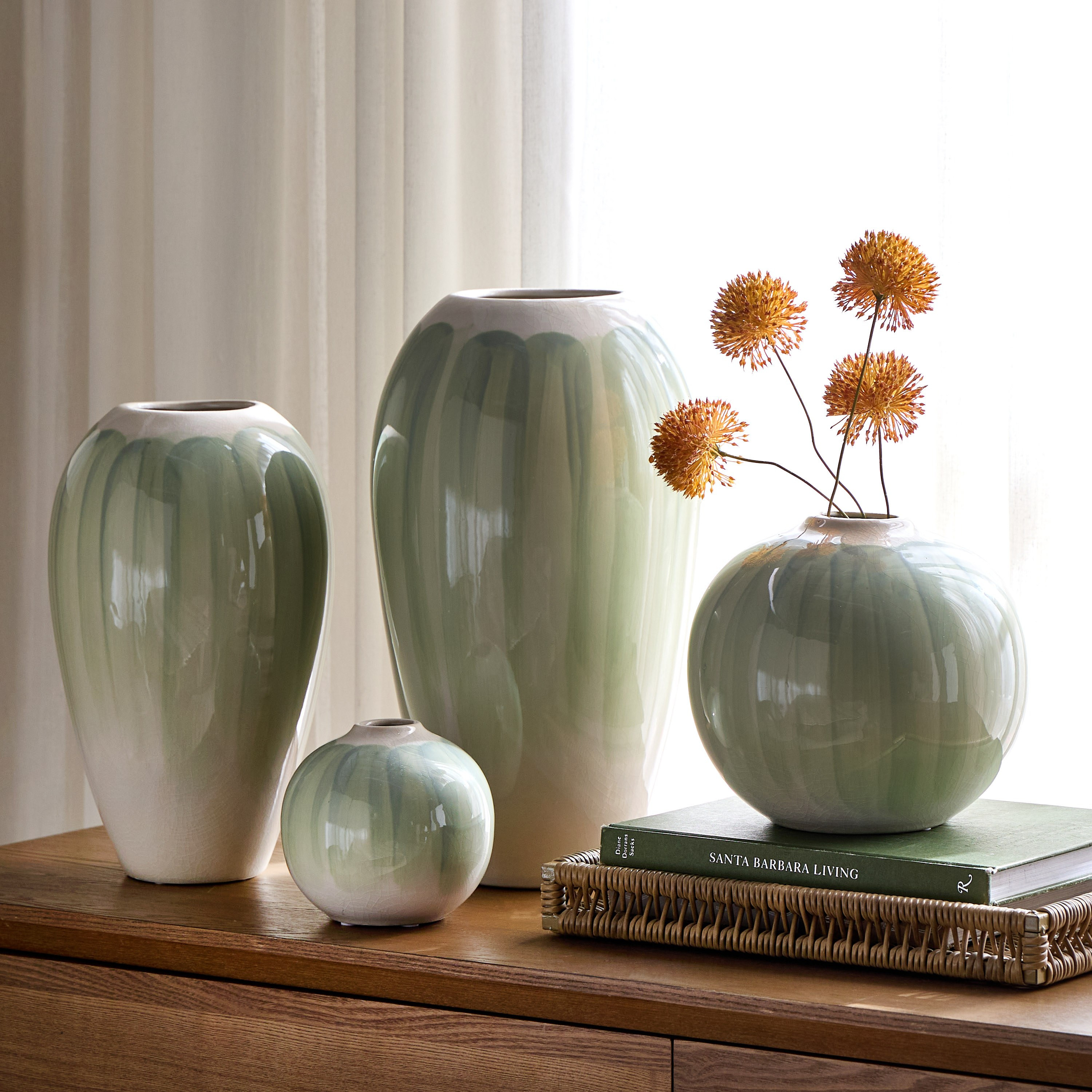 مزهرية سيراميك - لوفت ناتا - 41 سم-household-decor-vasesandbowls-image-3