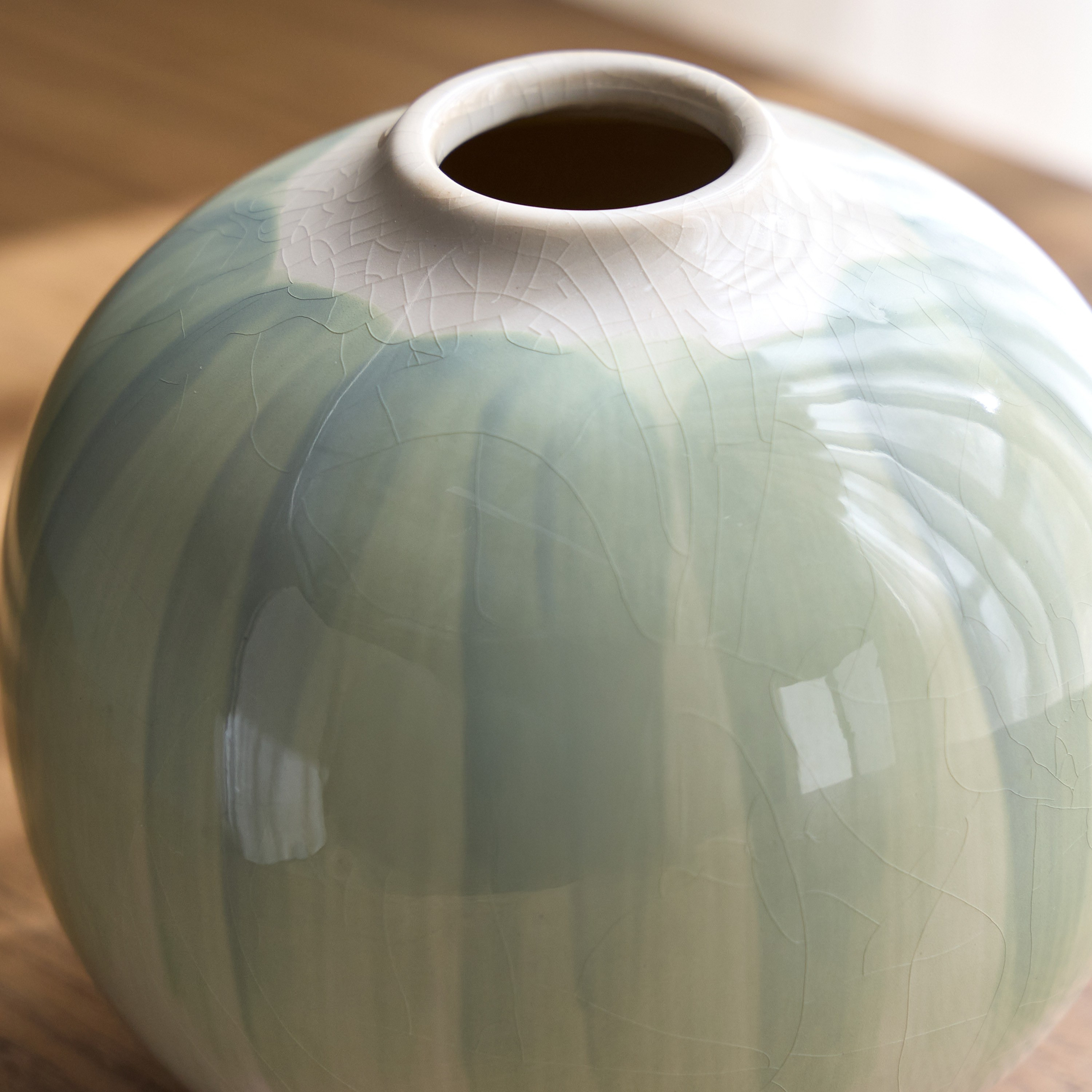 Loft Nata Sphere Ceramic Vase - 13 cm-household-decor-vasesandbowls-image-2