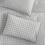 طقم لحاف سوبر كينج كاروهات قطن بعدد خيوط 200 خيط 3 قطع - نوير أيديل - 240 × 260 سم-household-bedding-comfortersandbedspreads-comforters-image-4