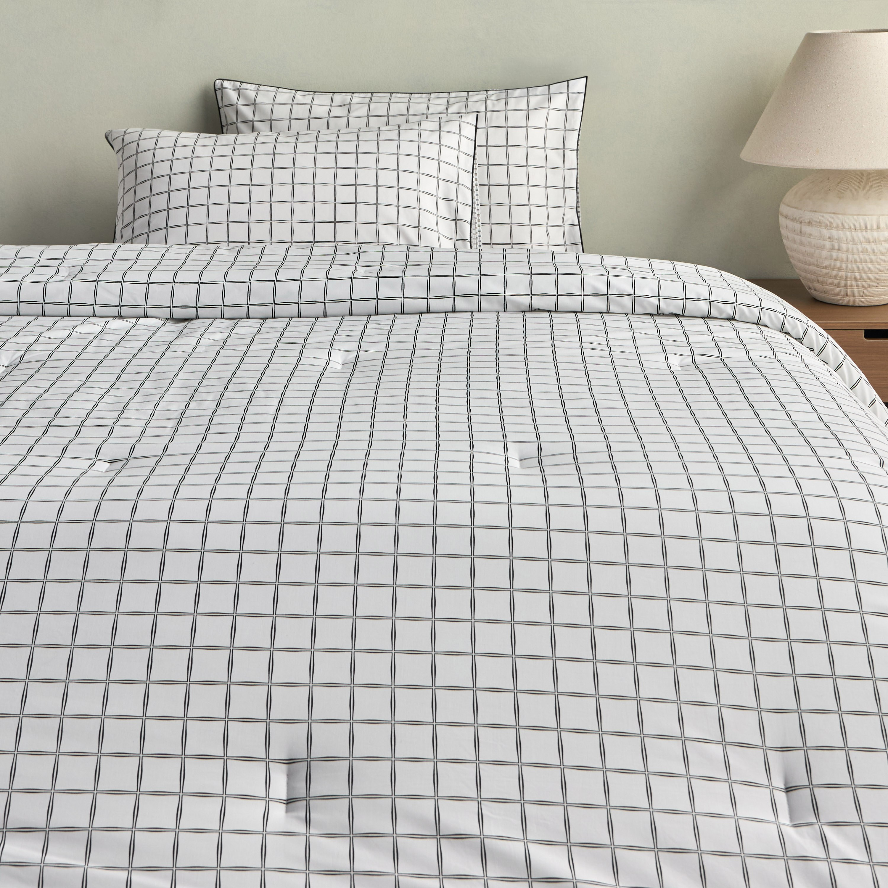 Noire Aidyl Cotton 3-Piece King Duvet Cover Set - 220x230 cm-household-bedding-duvetandcovers-duvetcovers-image-2