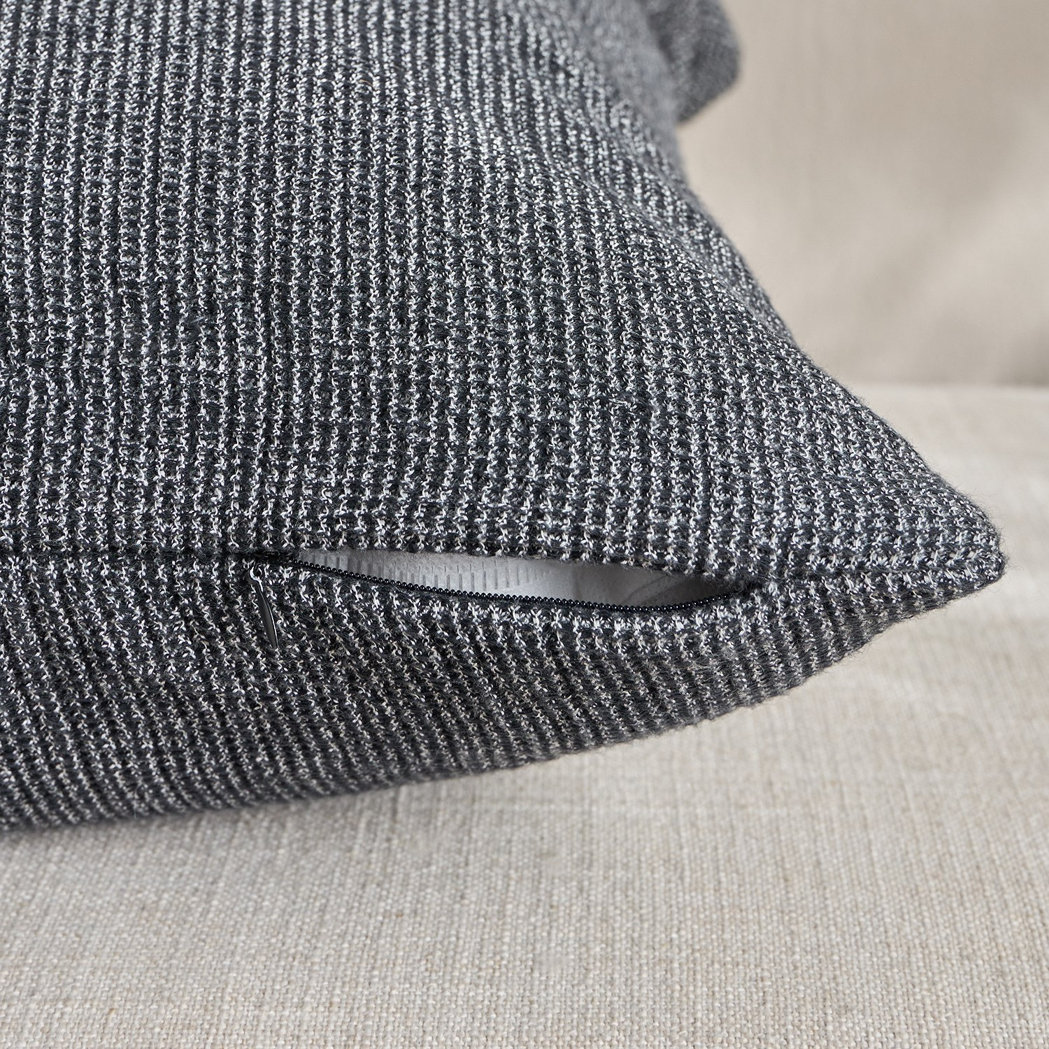Noire Cushion Cover - 50x50 cm-household-cushionsandthrows-cushioncovers-image-3