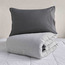 طقم لحاف سوبر كينج بطبعات تجريدية بعدد خيوط 200 خيط 3 قطع - نوير دايسلاي - 240 × 260 سم-household-bedding-comfortersandbedspreads-comforters-image-1