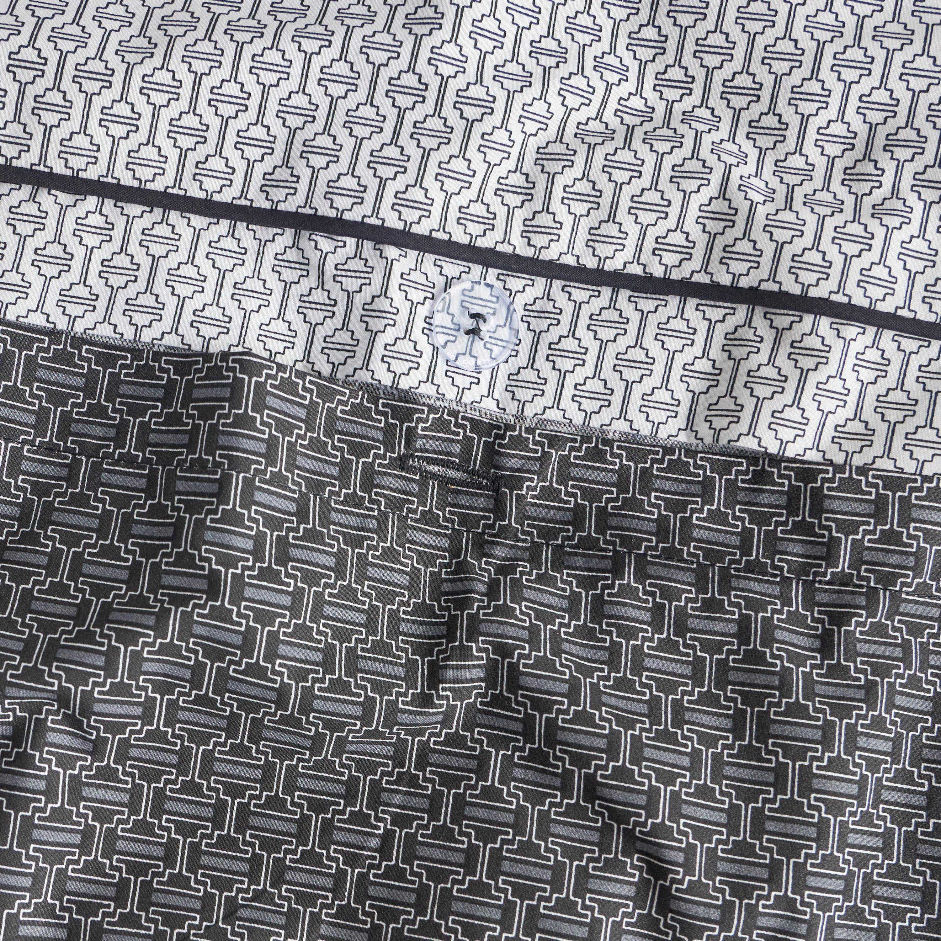 Noire Daislay Cotton Sateen 3-Piece King Duvet Cover Set - 220x230 cm-household-bedding-duvetandcovers-duvetcovers-image-5