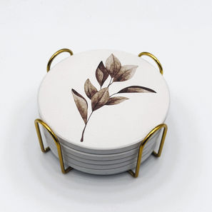 طقم قواعد أكواب 6 قطع - مارينجولد - 10 سم-household-dining-tablelinen-image-1