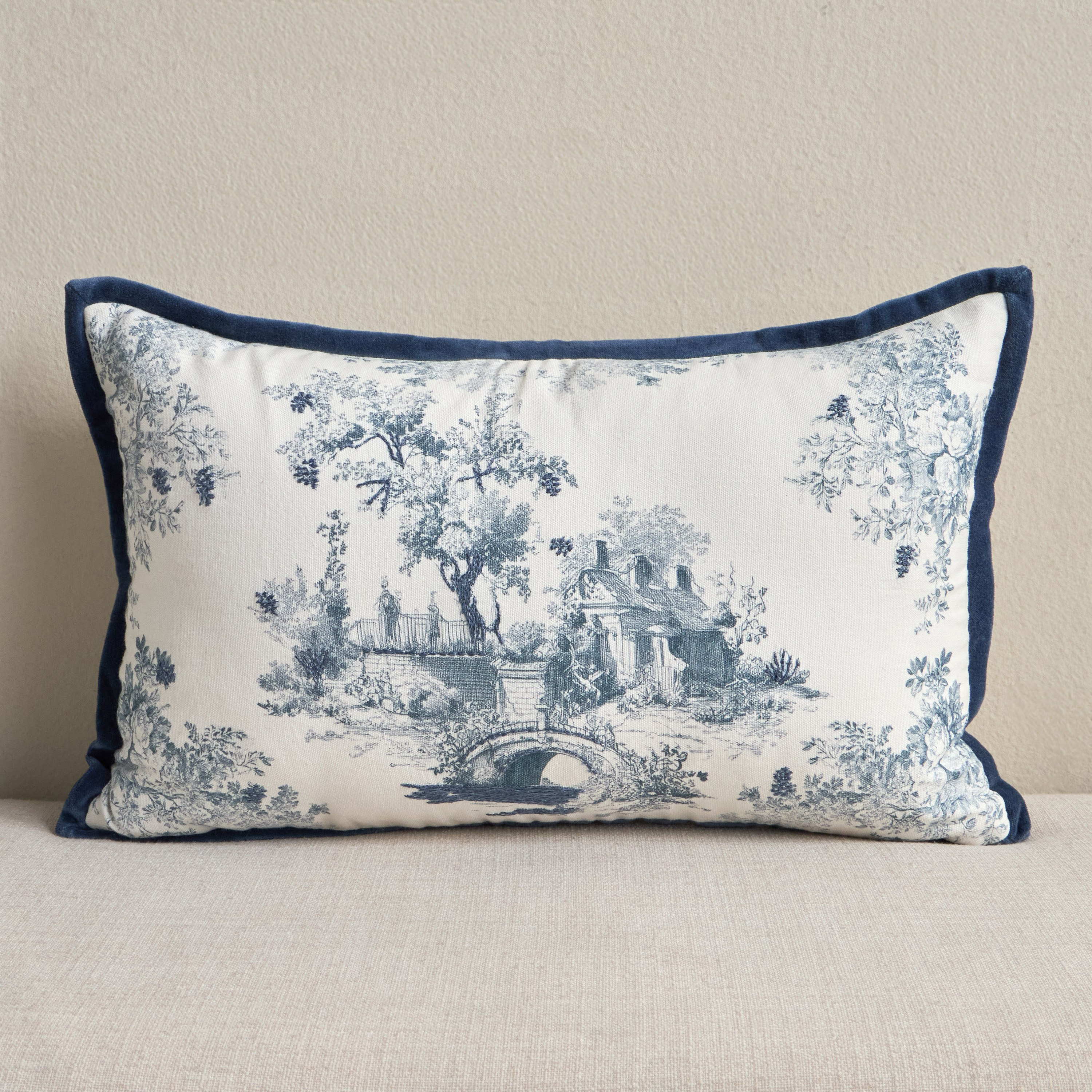 Botanique Timeless Embroidered Cushion Cover - 30x50 cm-household-cushionsandthrows-cushioncovers-image-1
