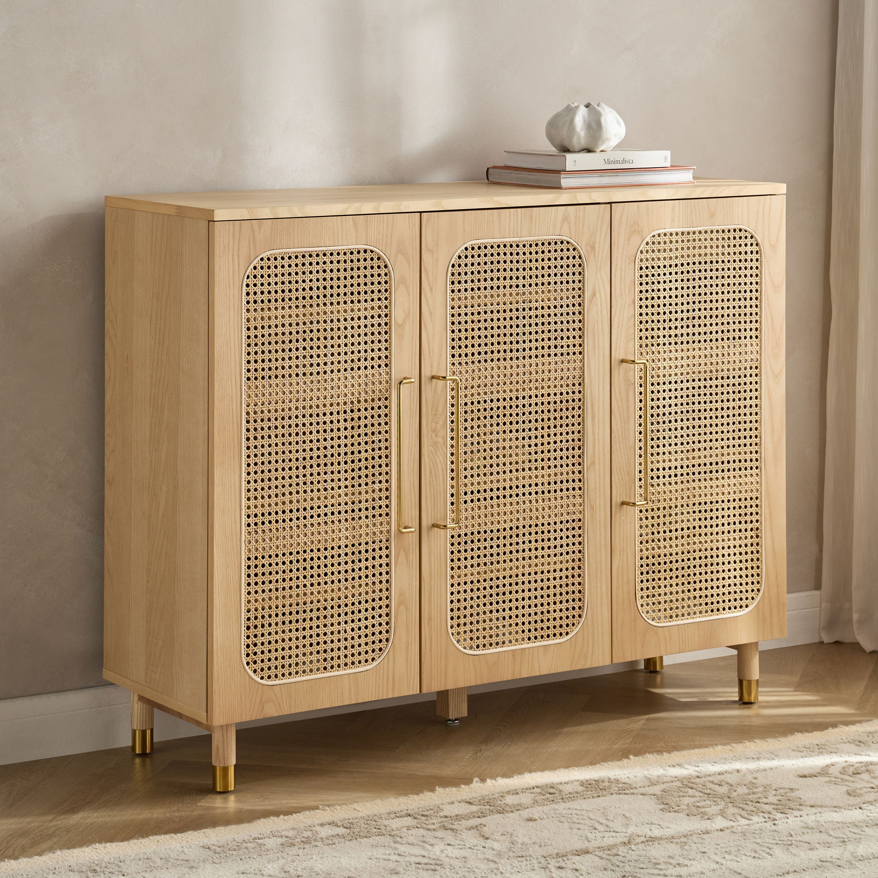 Anasa 28-Pair Shoe Cabinet
