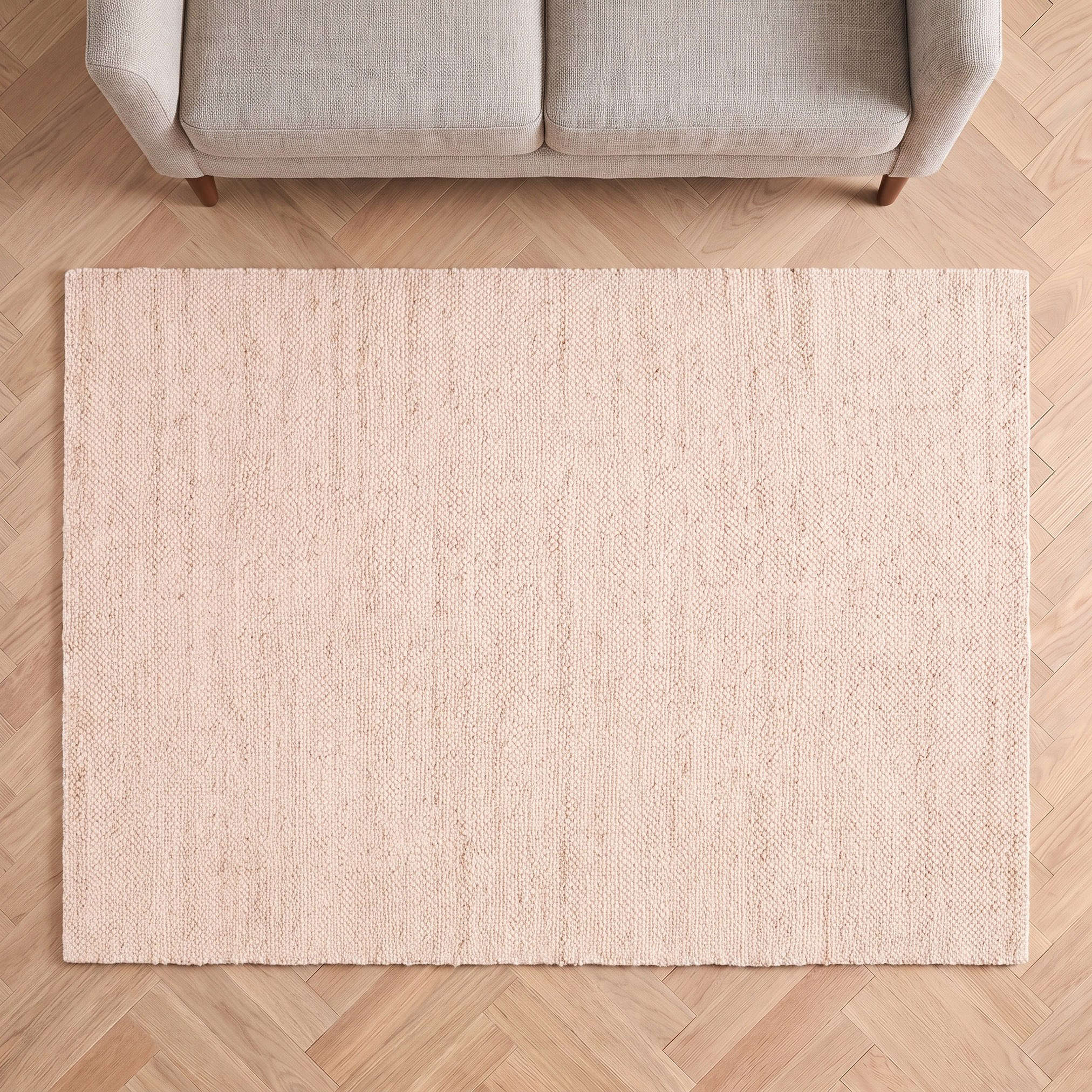 Botanique Pebble Woolen Handwoven Rug - 160x230 cm-household-rugsandcarpets-rugs-image-2