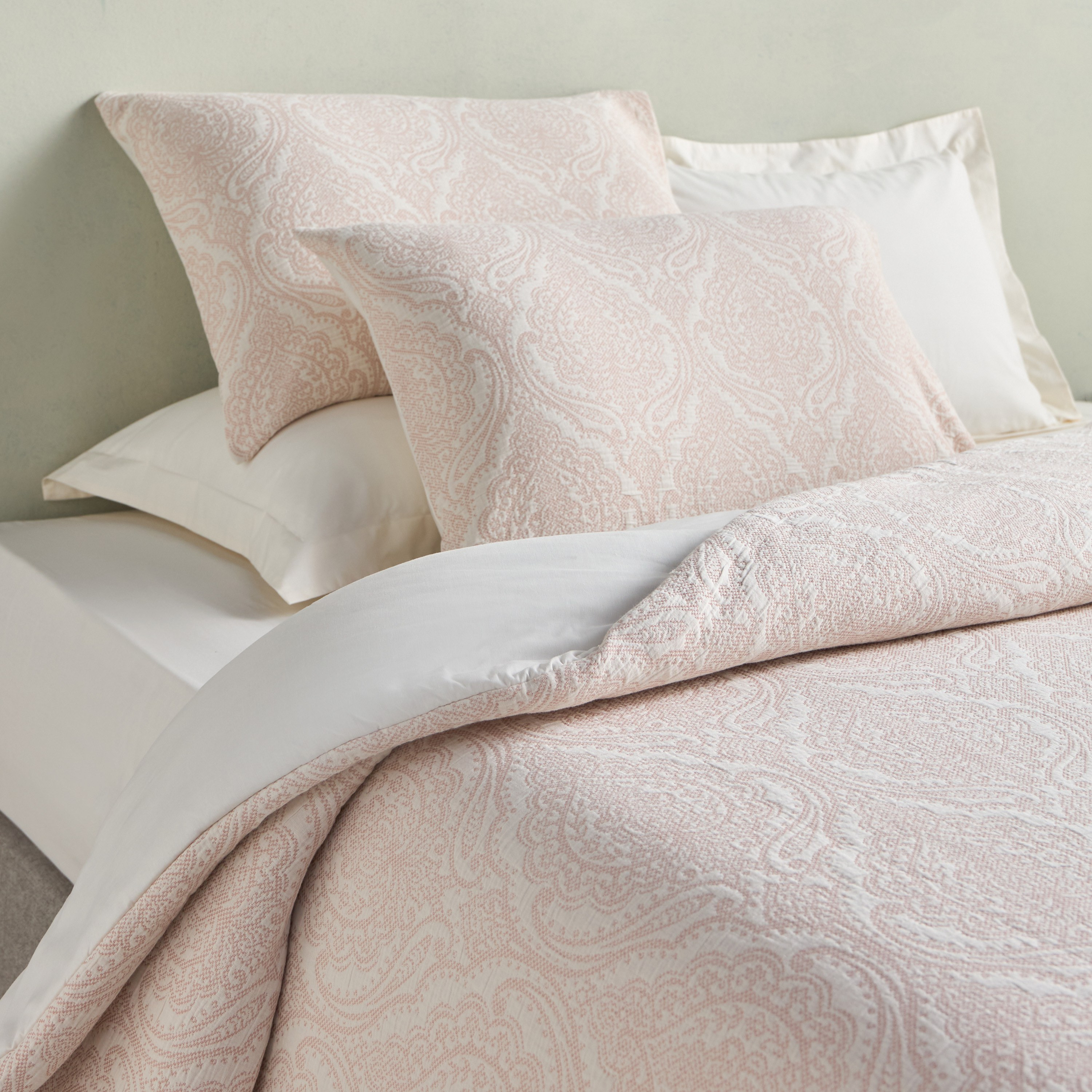 طقم لحاف وشرشف قطن مقاس سوبر كينج من 6 قطع - إنتواين لويز - 240x260 سم-household-bedding-comfortersandbedspreads-bedinabag-image-1