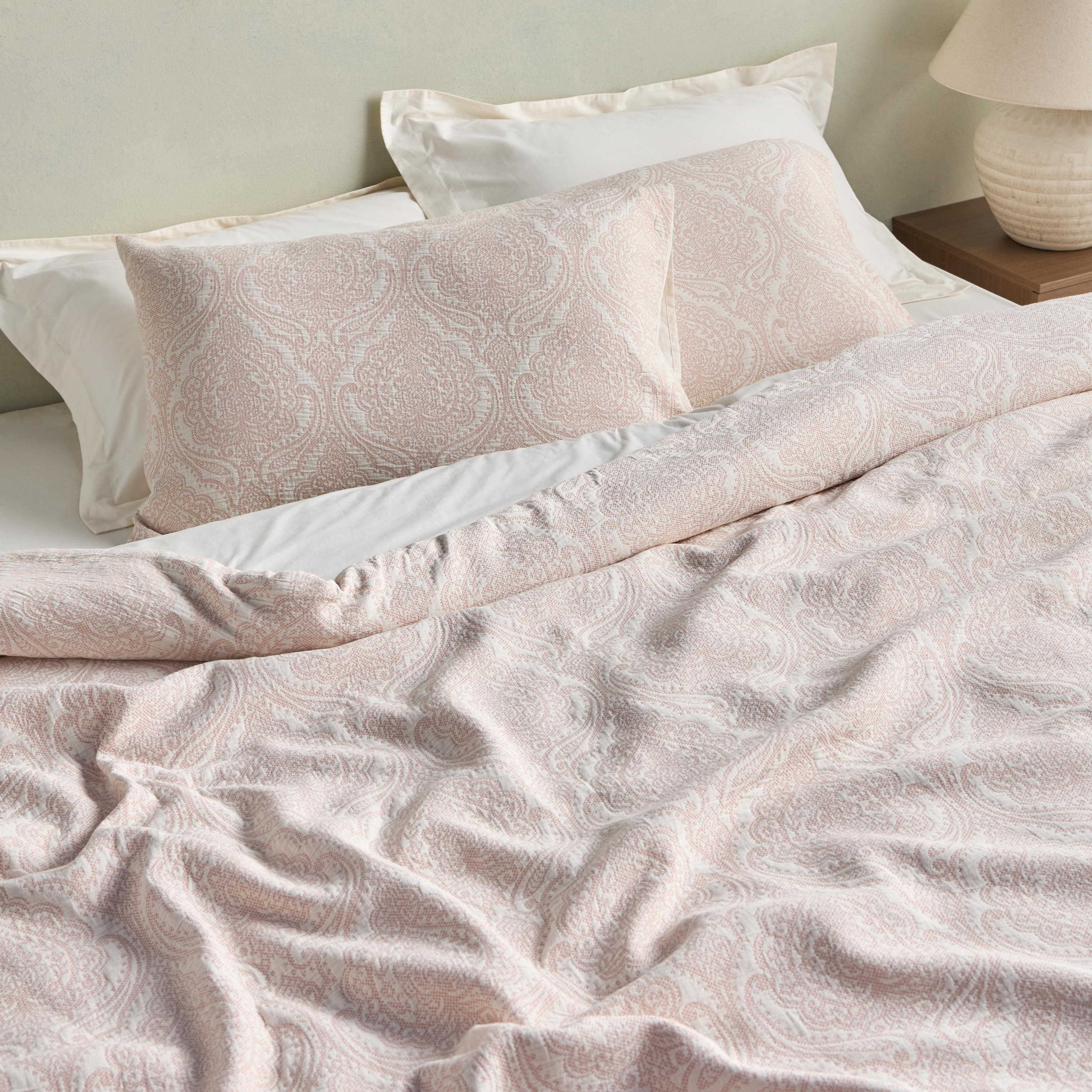 طقم لحاف وشرشف قطن مقاس سوبر كينج من 6 قطع - إنتواين لويز - 240x260 سم-household-bedding-comfortersandbedspreads-bedinabag-image-7